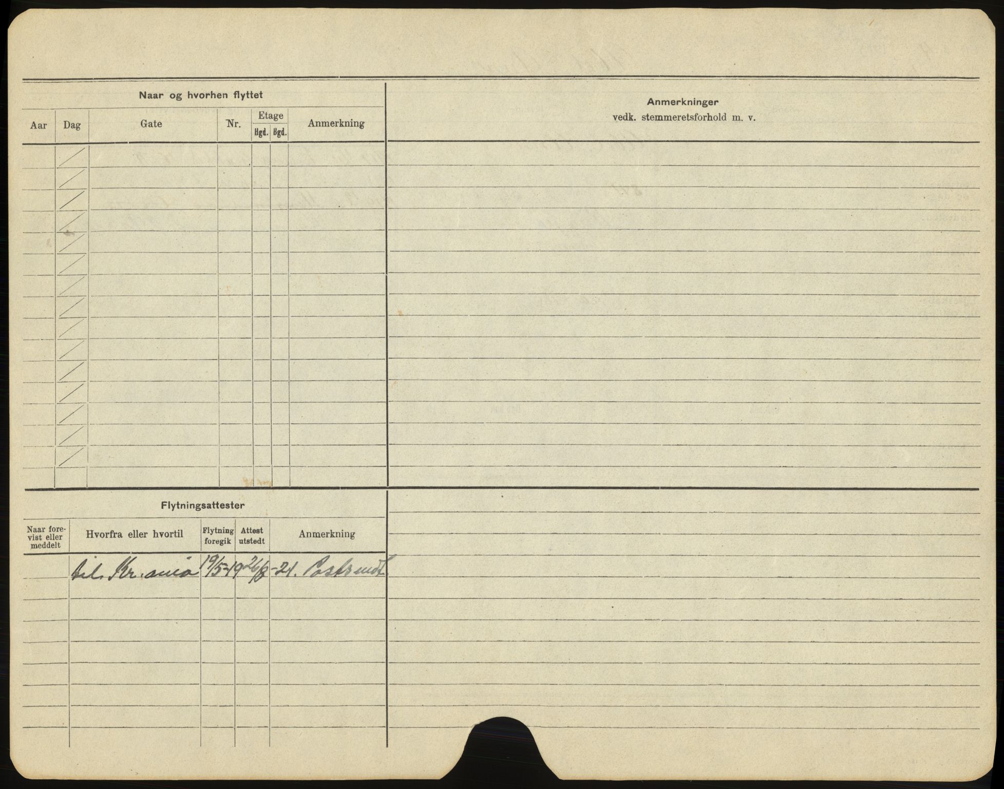 Trondheim folkeregister, SAT/A-1608/1/F/Fb/L0005: Utflyttede A - H, 1919