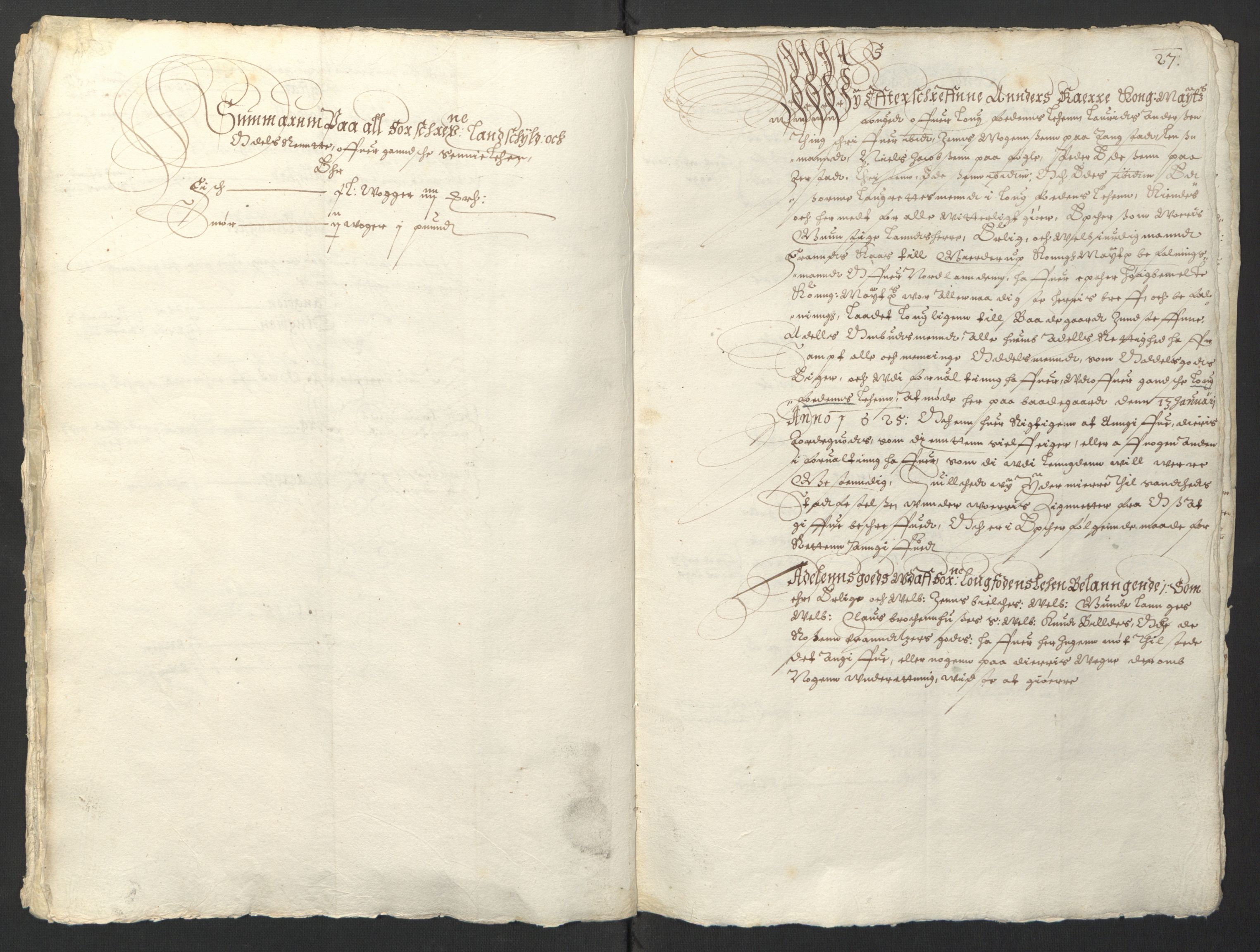 Stattholderembetet 1572-1771, RA/EA-2870/Ek/L0013/0002: Jordebøker til utlikning av rosstjeneste 1624-1626: / Adels- og odelsjordebok for de nordlandske len, 1625, s. 30