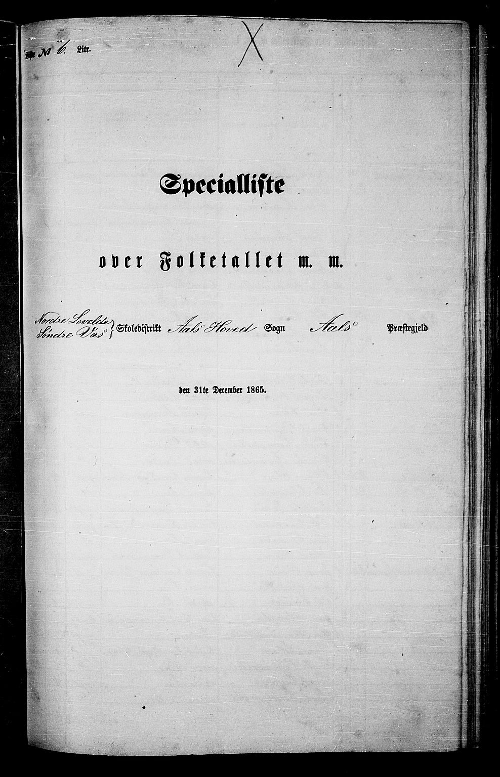 RA, Folketelling 1865 for 0619P Ål prestegjeld, 1865, s. 112