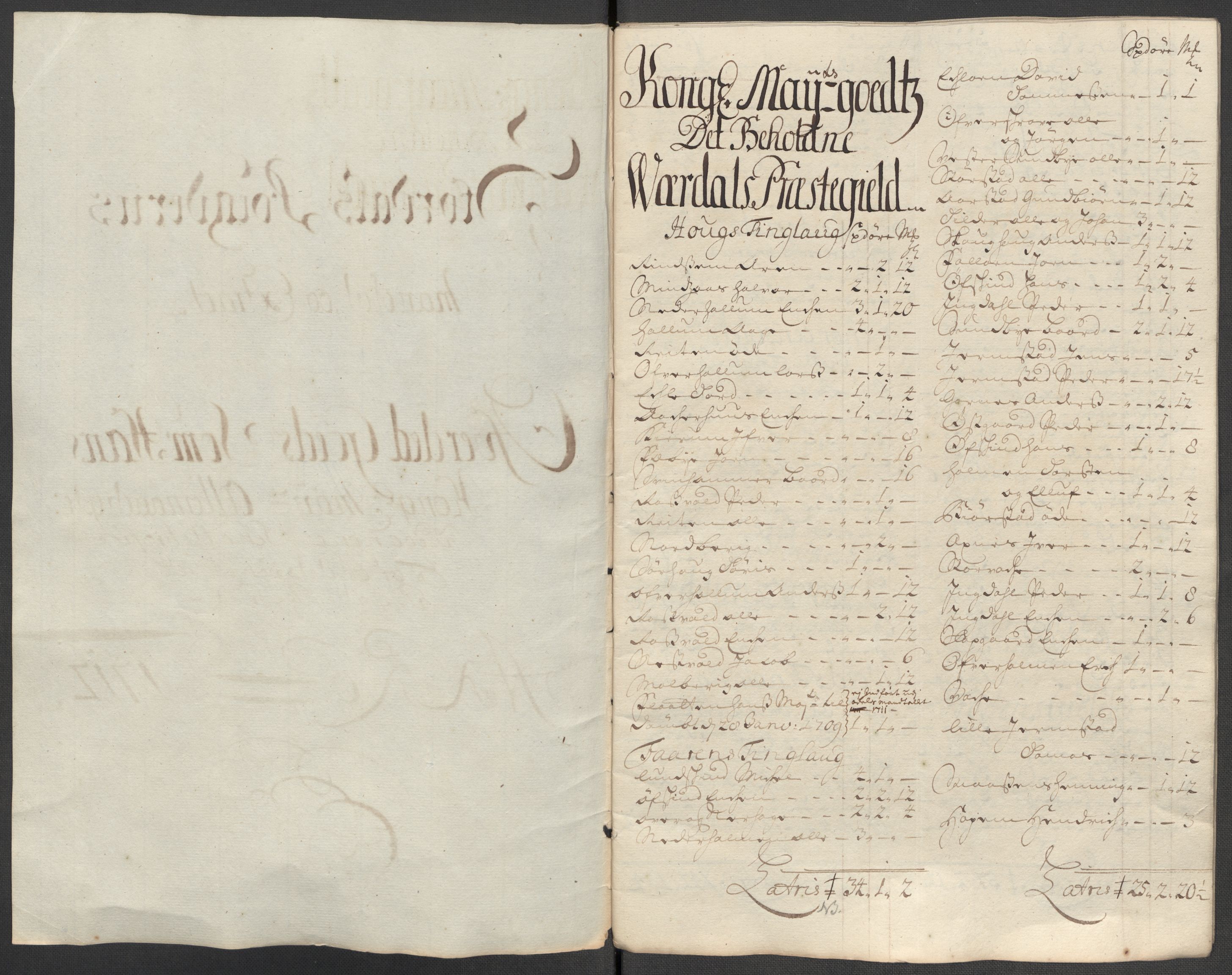 Rentekammeret inntil 1814, Reviderte regnskaper, Fogderegnskap, AV/RA-EA-4092/R62/L4202: Fogderegnskap Stjørdal og Verdal, 1712, s. 289