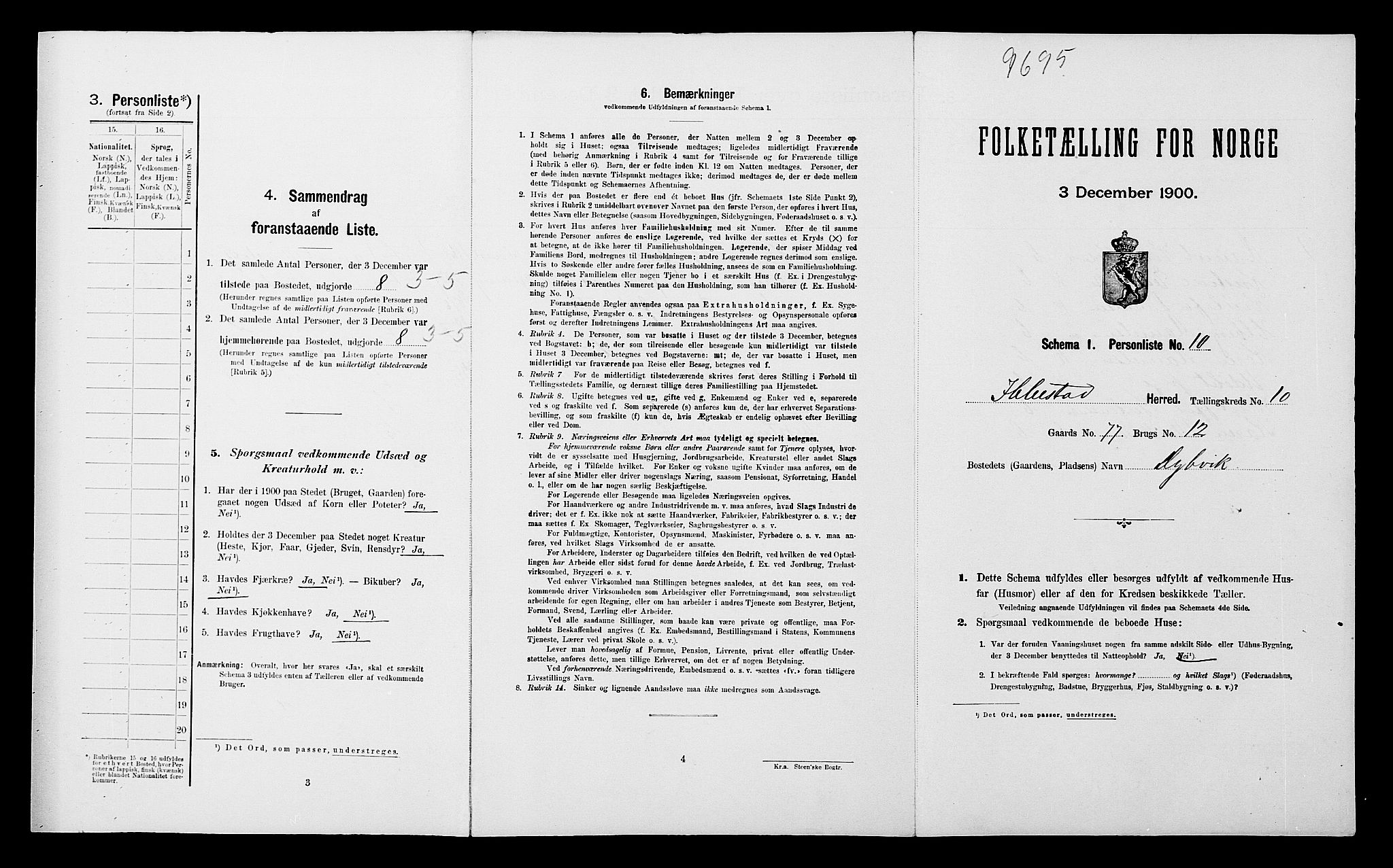 SATØ, Folketelling 1900 for 1917 Ibestad herred, 1900, s. 1272