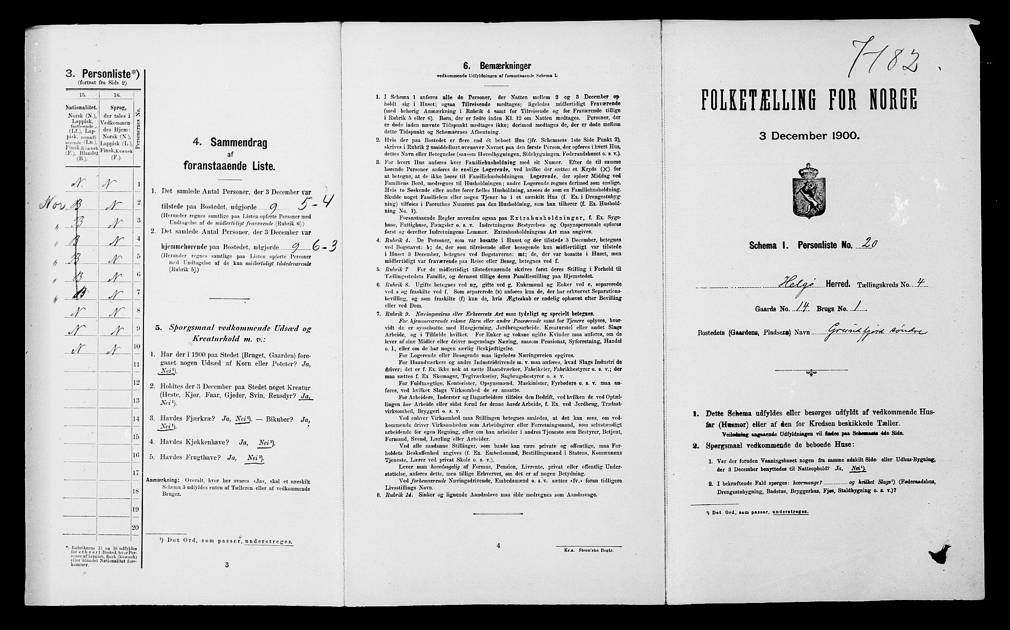 SATØ, Folketelling 1900 for 1935 Helgøy herred, 1900, s. 264