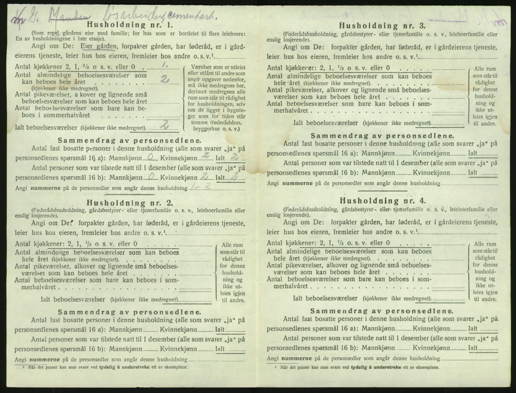 SAKO, Folketelling 1920 for 0726 Brunlanes herred, 1920, s. 898