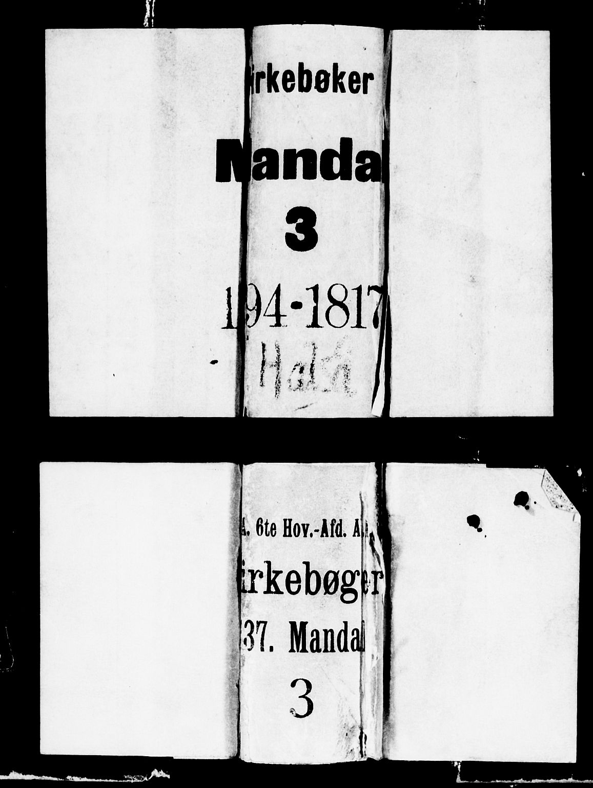 Mandal sokneprestkontor, AV/SAK-1111-0030/F/Fa/Faa/L0008: Ministerialbok nr. A 8, 1794-1817