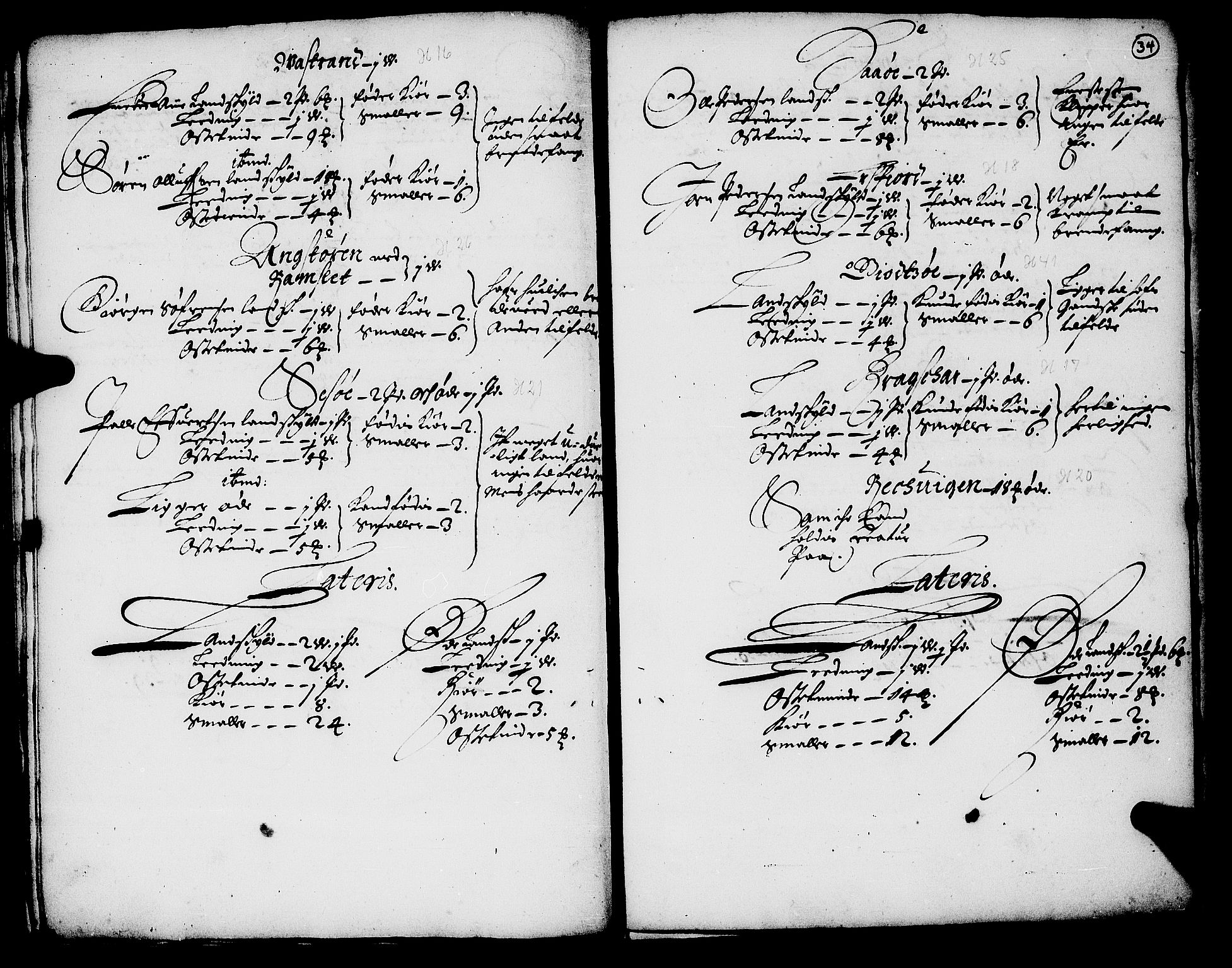 Rentekammeret inntil 1814, Realistisk ordnet avdeling, RA/EA-4070/N/Nb/Nba/L0059: Troms fogderi, 1667, s. 33b-34a