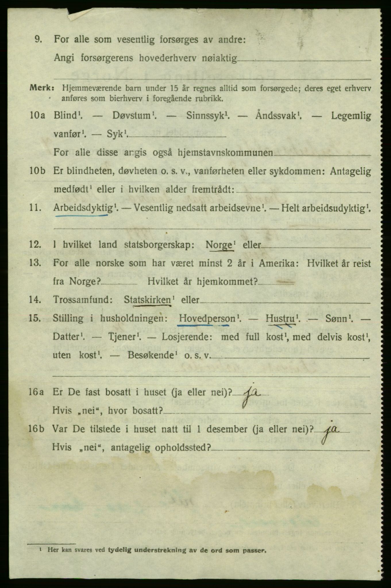 SAO, Folketelling 1920 for 0101 Fredrikshald kjøpstad, 1920, s. 14595