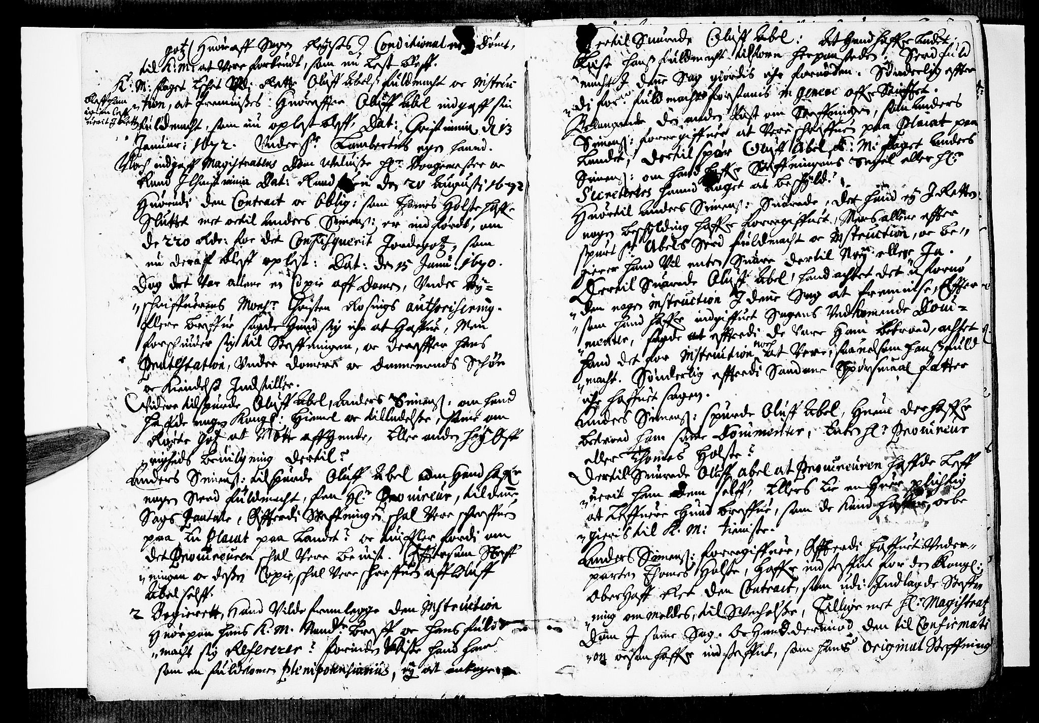 Øvre Romerike sorenskriveri, SAO/A-10649/F/Fb/L0017: Tingbok 17, 1673, s. 1b-2a