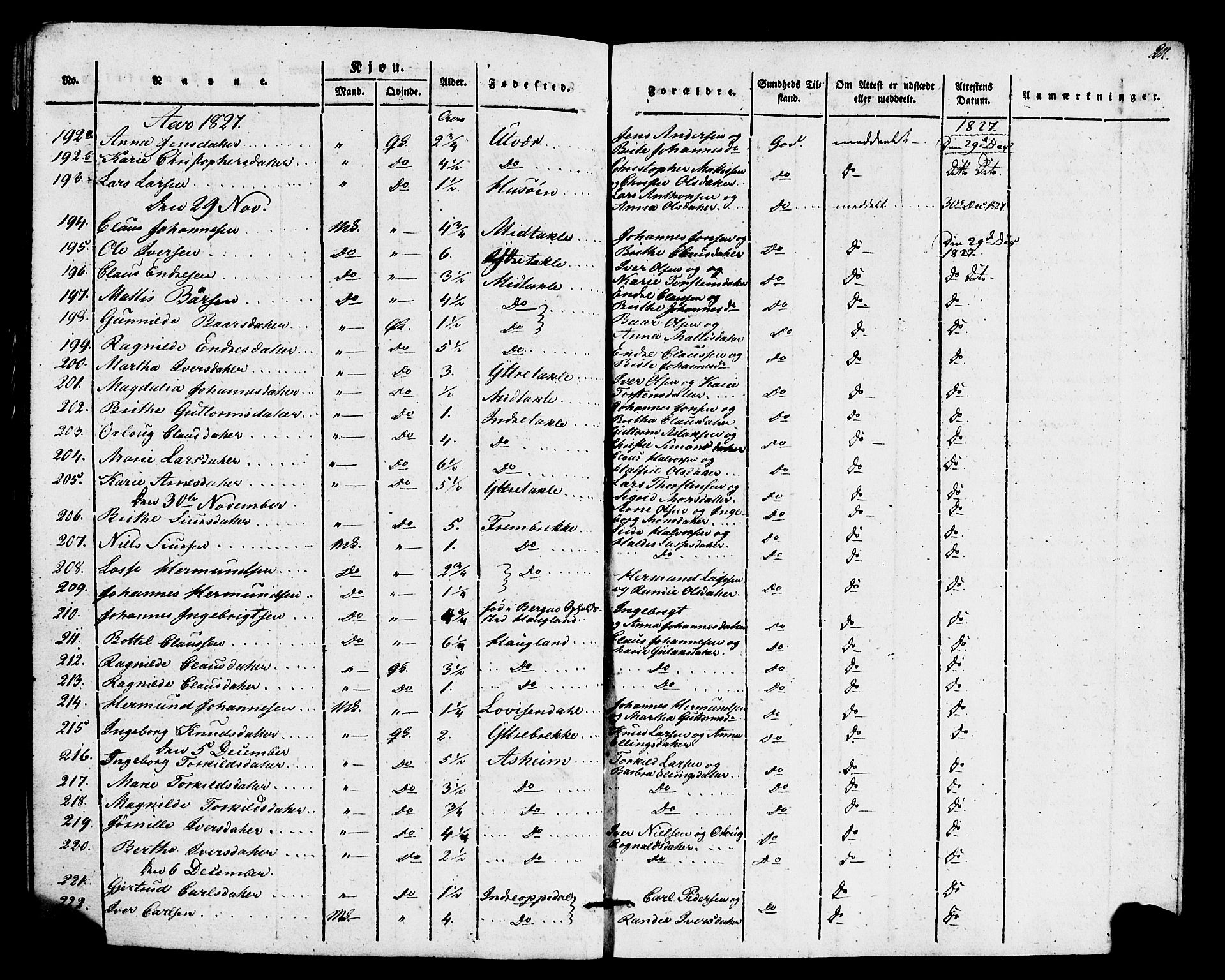 Gulen sokneprestembete, AV/SAB-A-80201/H/Haa/Haaa/L0026: Ministerialbok nr. A 26, 1826-1842, s. 24
