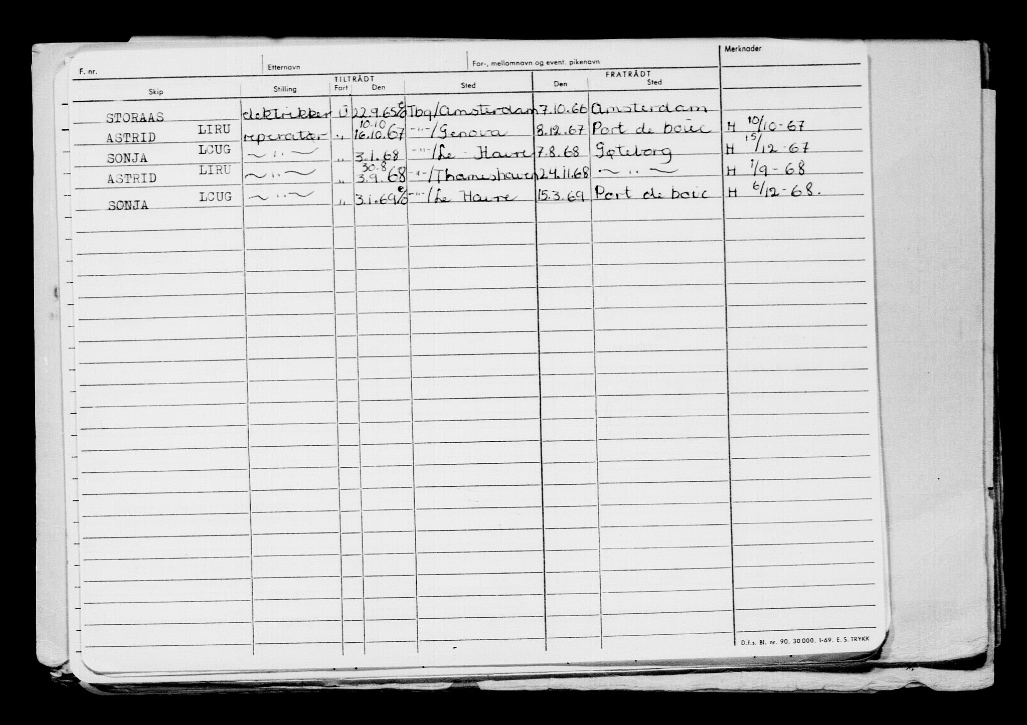 Direktoratet for sjømenn, AV/RA-S-3545/G/Gb/L0157: Hovedkort, 1918, s. 180