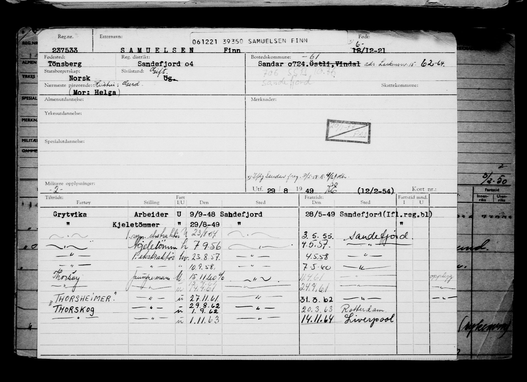 Direktoratet for sjømenn, AV/RA-S-3545/G/Gb/L0200: Hovedkort, 1921, s. 471