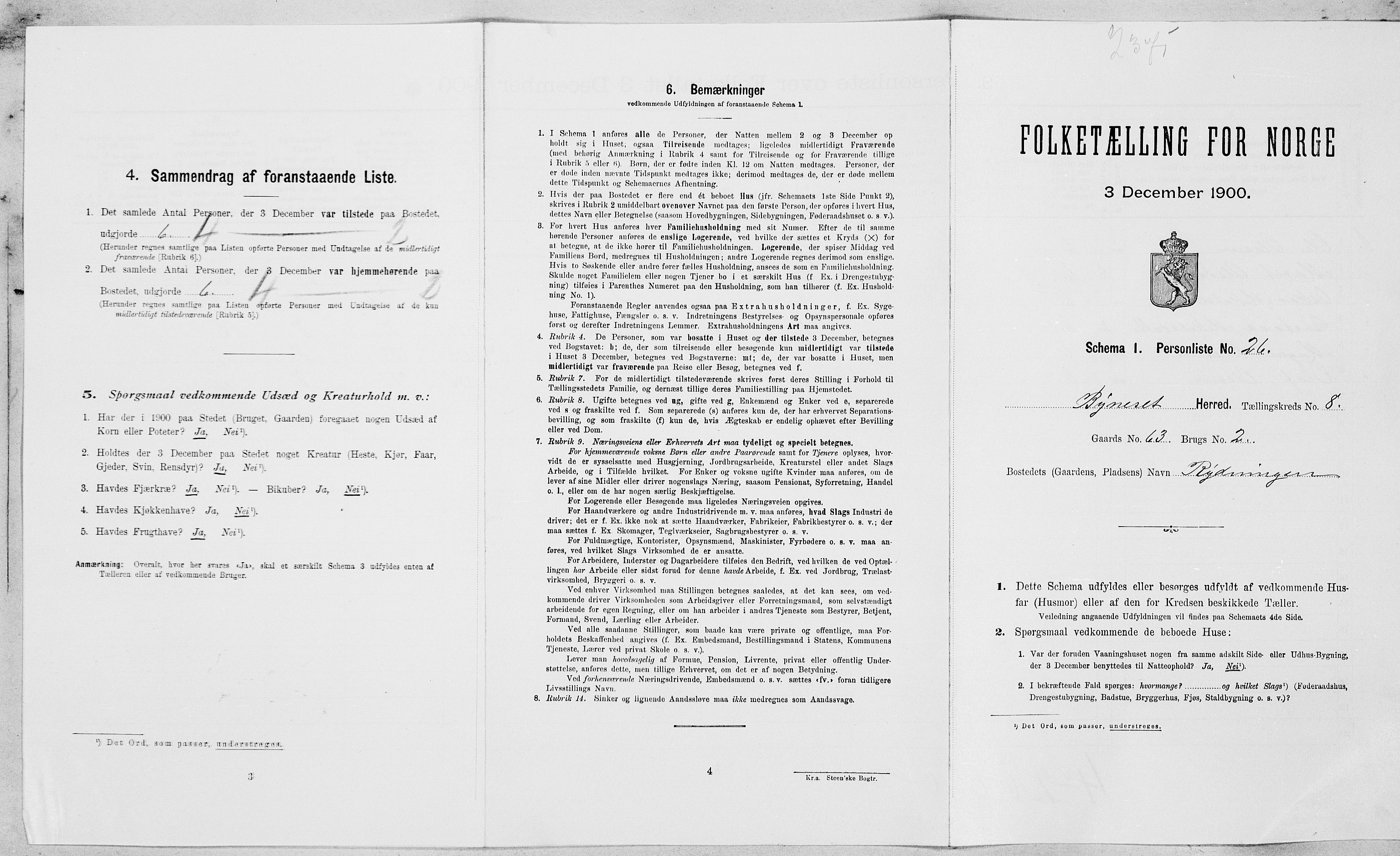SAT, Folketelling 1900 for 1655 Byneset herred, 1900, s. 559