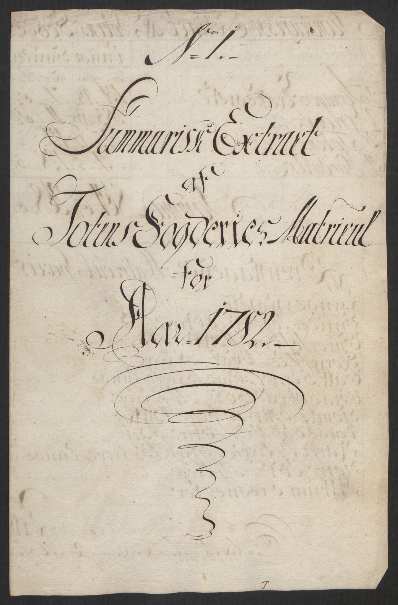 Rentekammeret inntil 1814, Reviderte regnskaper, Fogderegnskap, AV/RA-EA-4092/R19/L1369: Fogderegnskap Toten, Hadeland og Vardal, 1782, s. 50