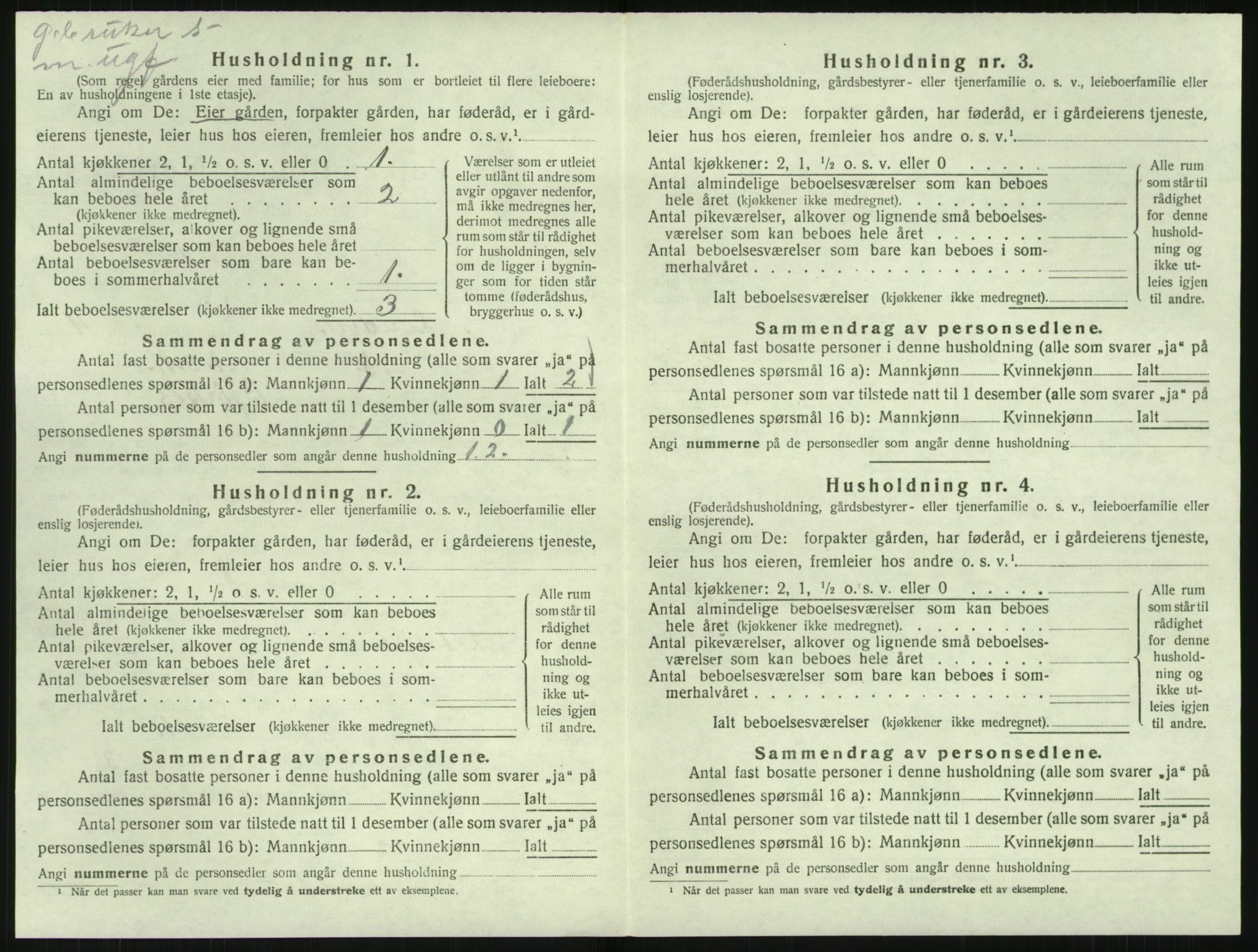 SAK, Folketelling 1920 for 0924 Landvik herred, 1920, s. 713