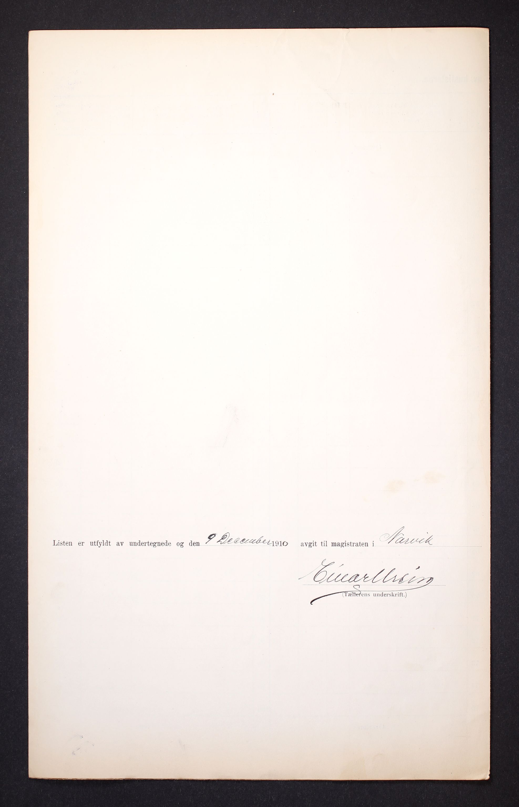 RA, Folketelling 1910 for 1805 Narvik kjøpstad, 1910, s. 7