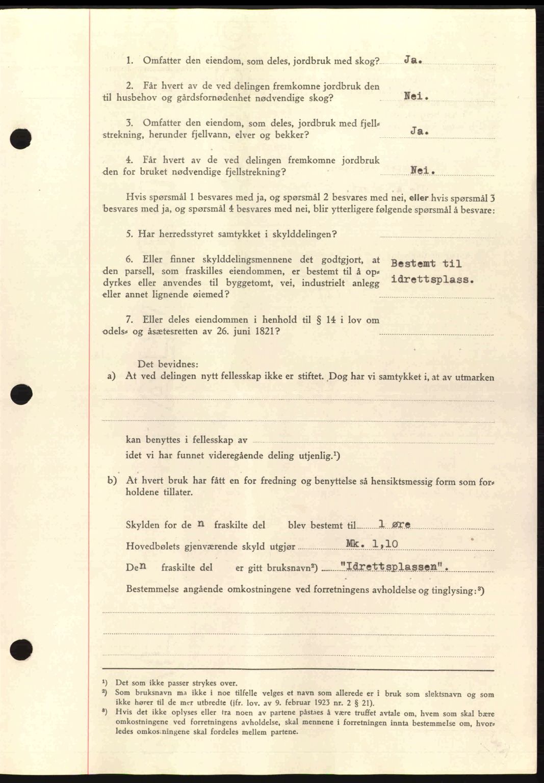 Salten sorenskriveri, AV/SAT-A-4578/1/2/2C: Pantebok nr. A14-15, 1943-1945, Dagboknr: 2198/1944