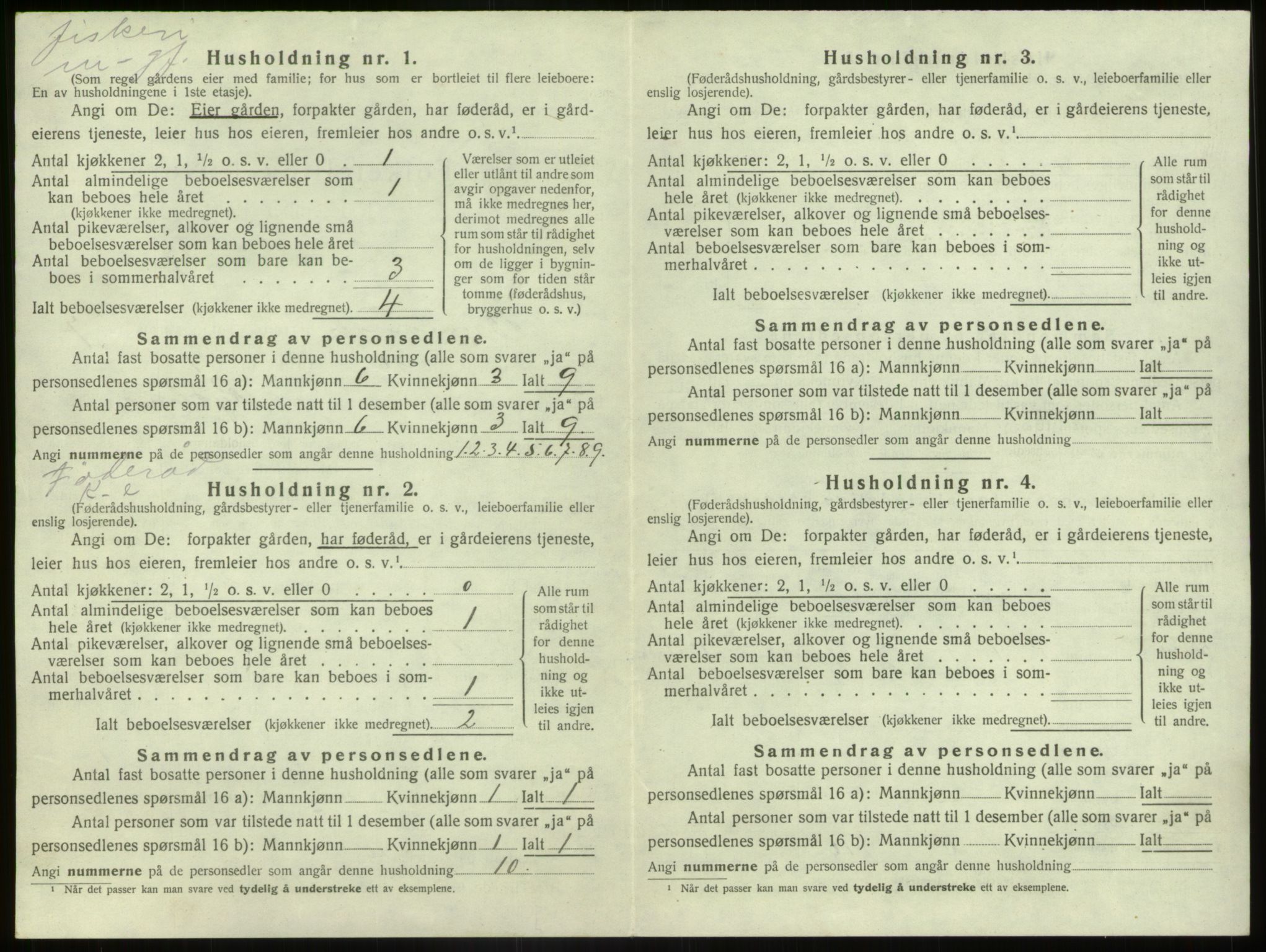 SAB, Folketelling 1920 for 1438 Bremanger herred, 1920, s. 618