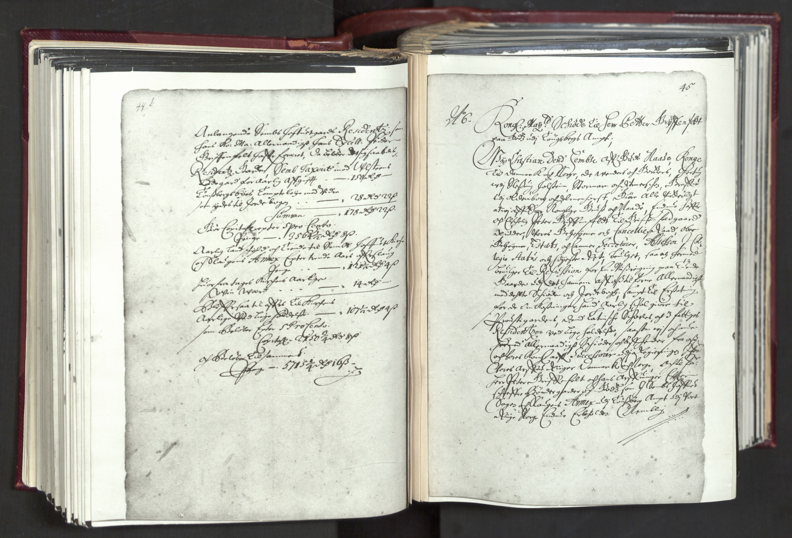 Rentekammeret, Kammerkanselliet, AV/RA-EA-3111/G/Gg/Ggj/Ggjf/L0001: Skjøtebok over kongelig avhendet jordegods i Norge Q, 1670-1680, s. 57