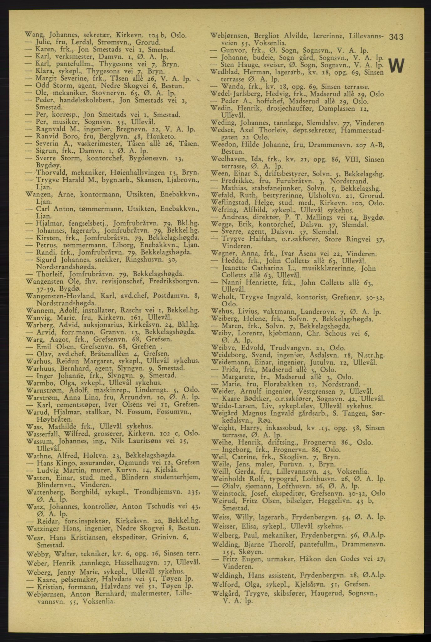 Aker adressebok/adressekalender, PUBL/001/A/006: Aker adressebok, 1937-1938, s. 343