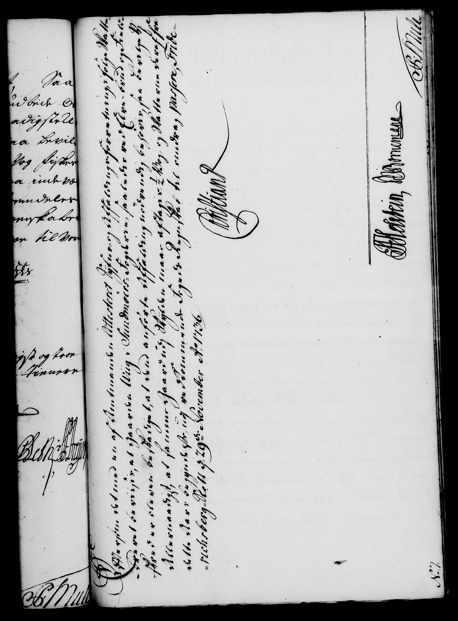 Rentekammeret, Kammerkanselliet, RA/EA-3111/G/Gf/Gfa/L0019: Norsk relasjons- og resolusjonsprotokoll (merket RK 52.19), 1736, s. 510