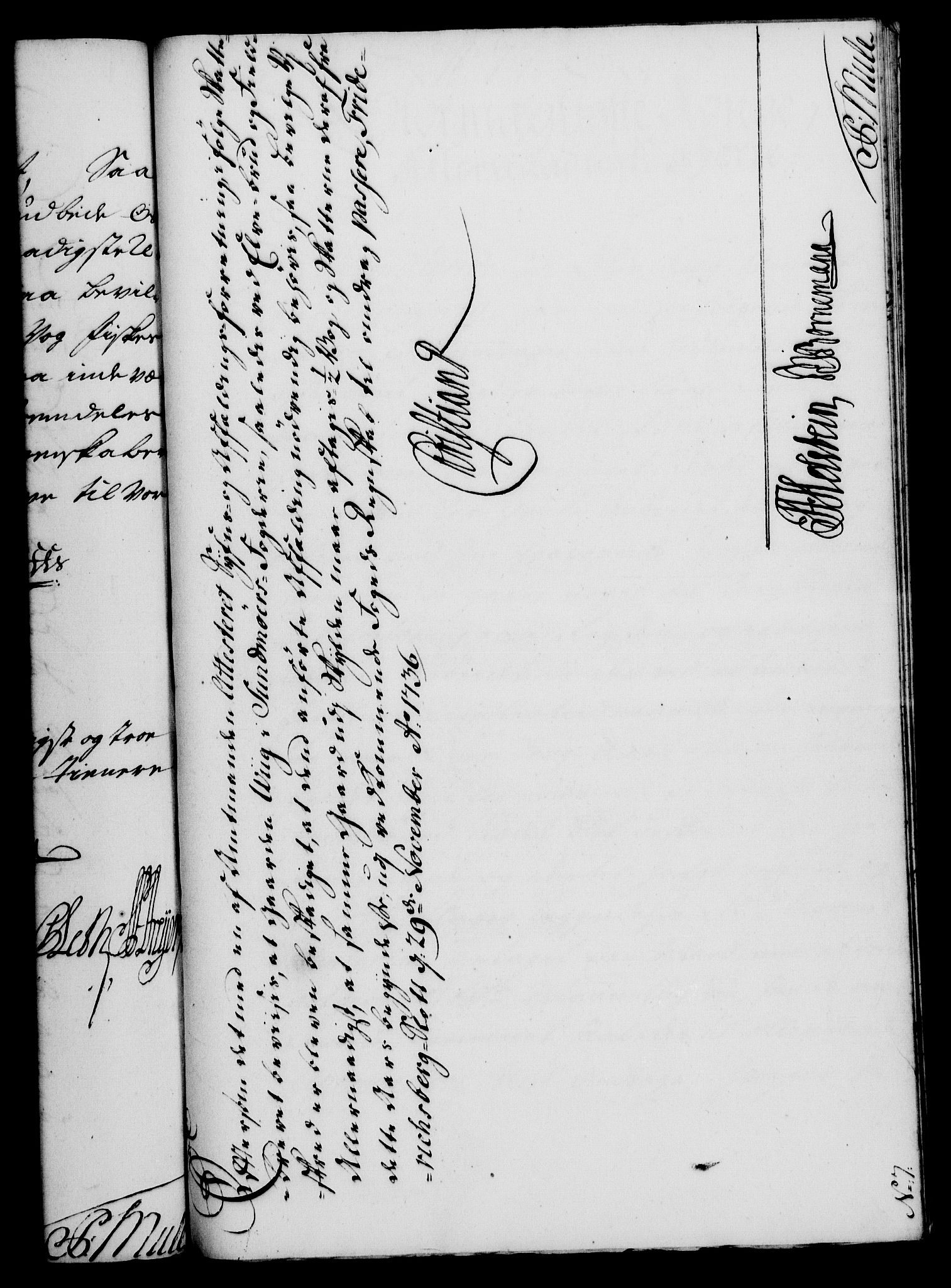Rentekammeret, Kammerkanselliet, AV/RA-EA-3111/G/Gf/Gfa/L0019: Norsk relasjons- og resolusjonsprotokoll (merket RK 52.19), 1736, s. 510