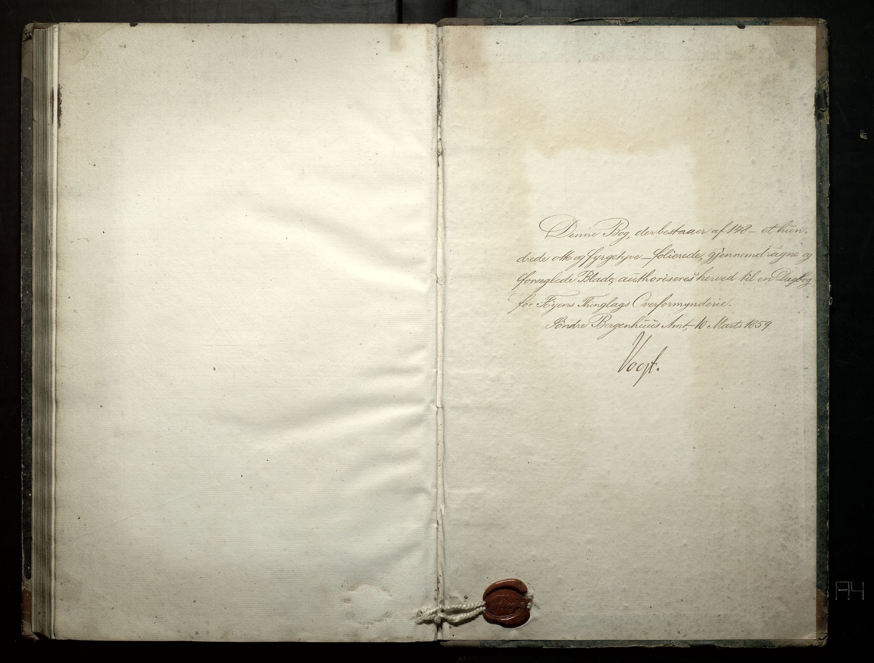 Finnaas kommune. Overformynderiet, IKAH/1218a-812/C/Ca/Caa/L0001: Postjournal for Finnås overformynderi, 1859-1888