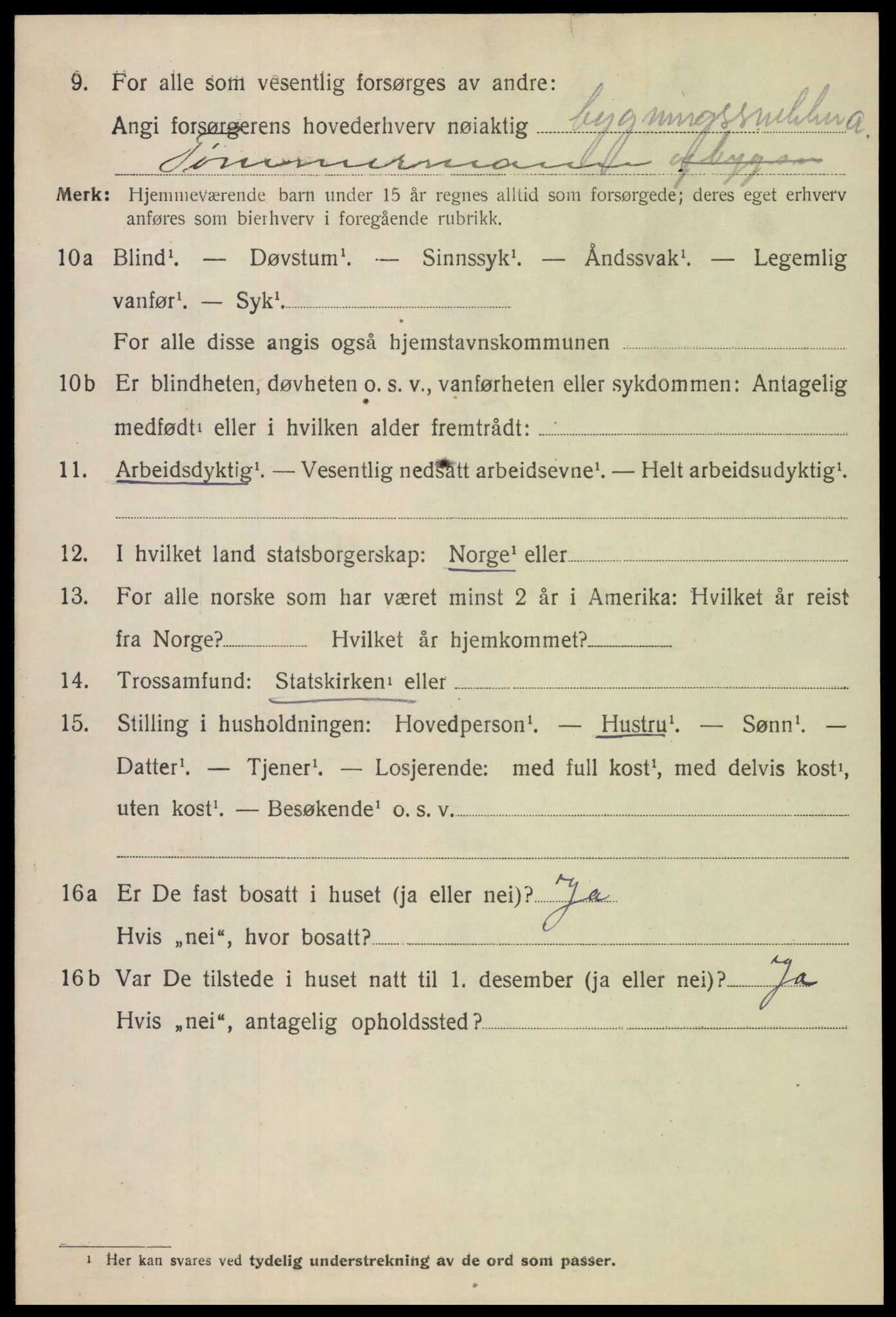 SAH, Folketelling 1920 for 0526 Snertingdal herred, 1920, s. 1358
