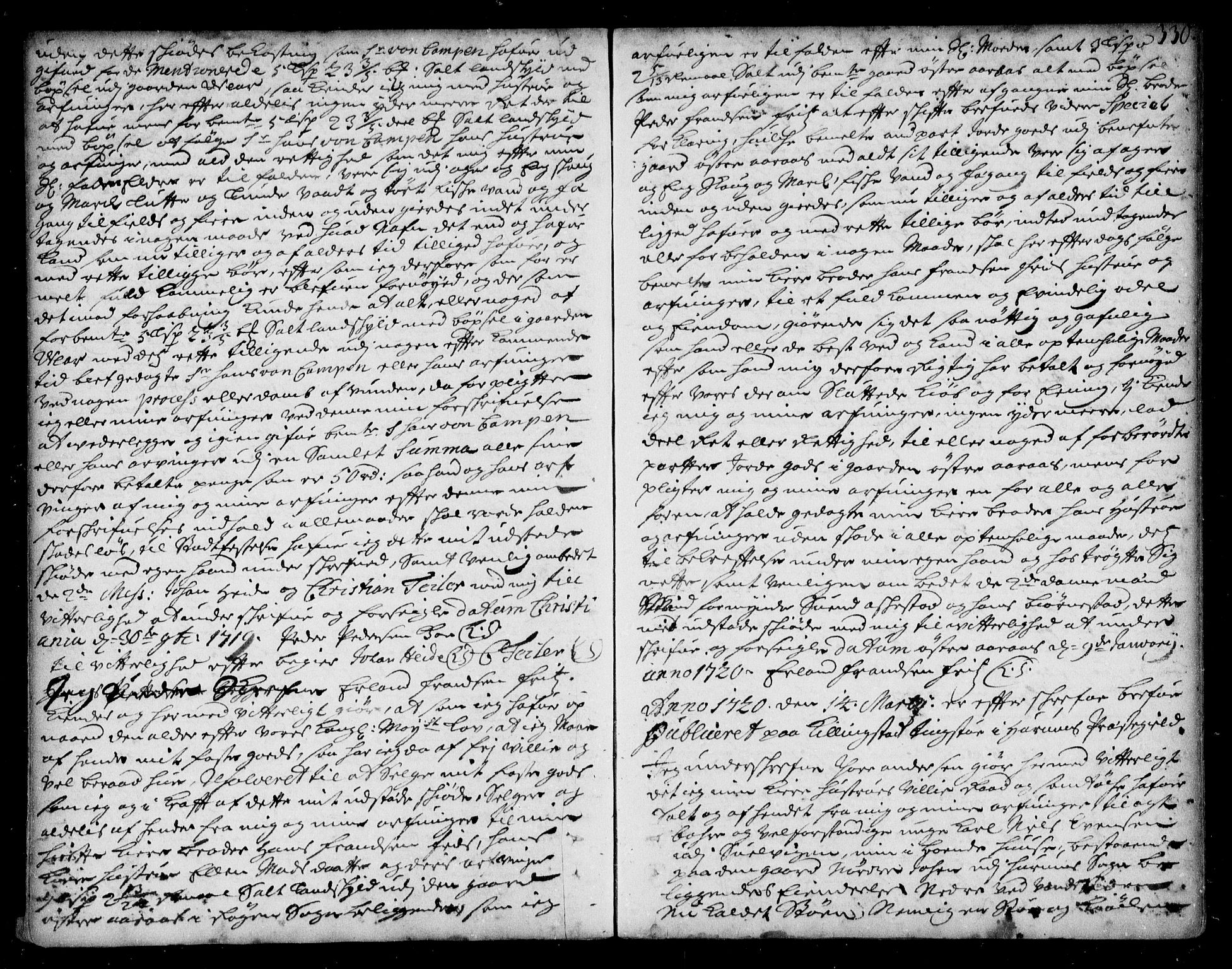 Lier, Røyken og Hurum sorenskriveri, SAKO/A-89/G/Ga/Gaa/L0001: Pantebok nr. I, 1701-1725, s. 330
