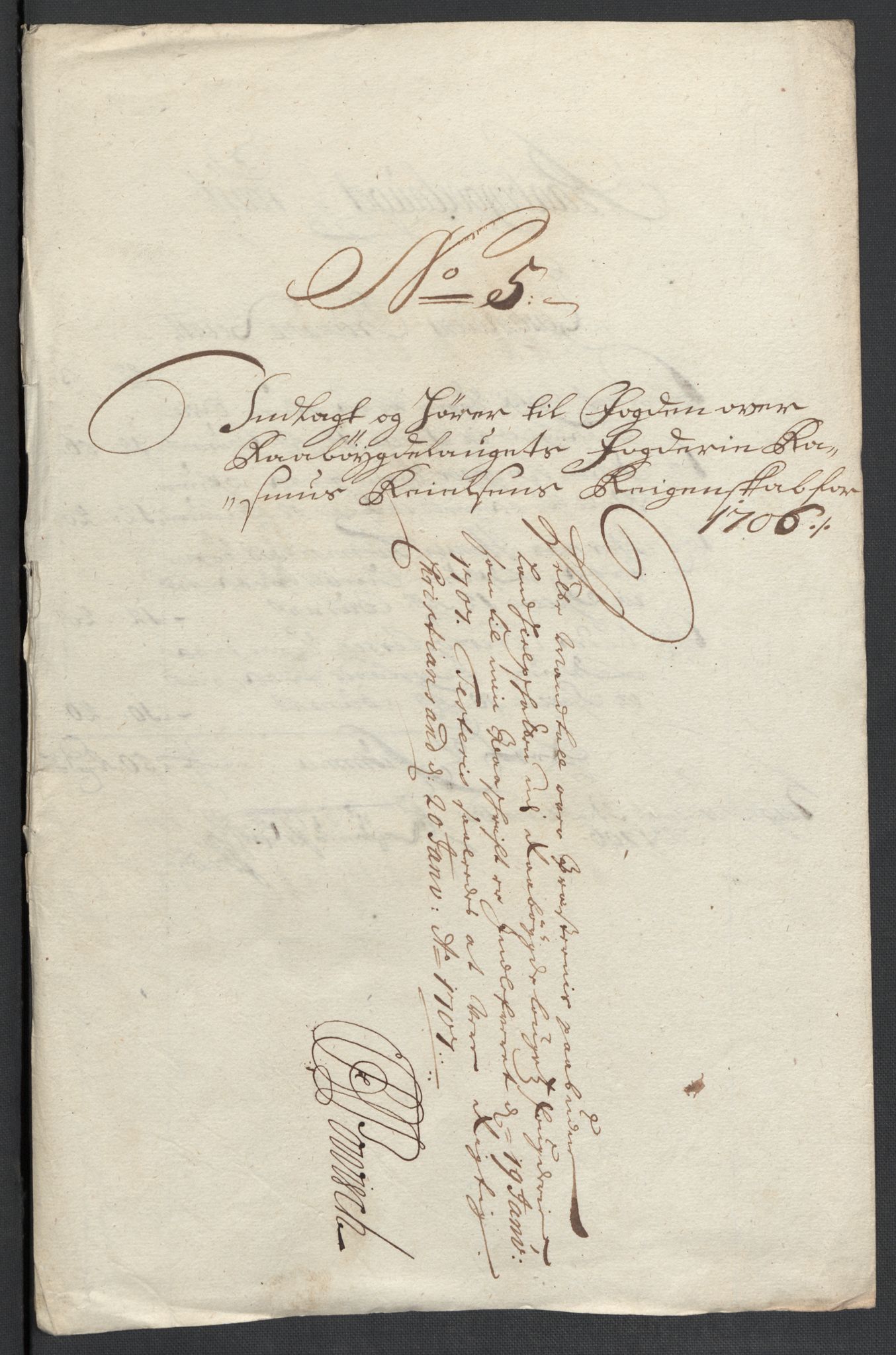 Rentekammeret inntil 1814, Reviderte regnskaper, Fogderegnskap, RA/EA-4092/R40/L2448: Fogderegnskap Råbyggelag, 1706-1708, s. 44