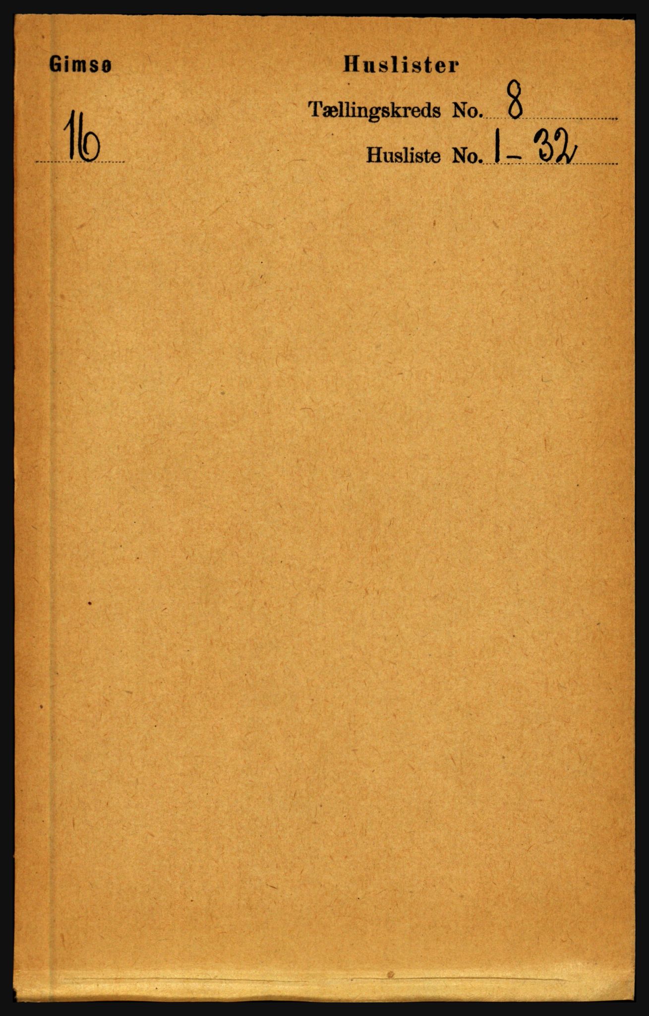 RA, Folketelling 1891 for 1864 Gimsøy herred, 1891, s. 1377