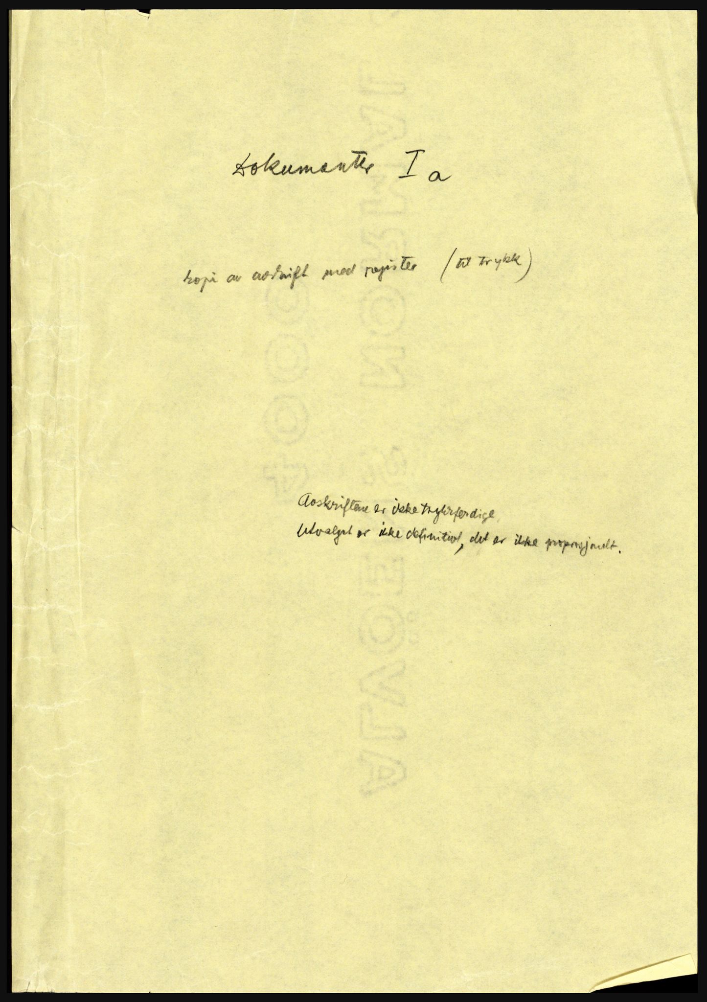Juhasz, Lajos, RA/PA-0897/D/L0001: Riksarkivet m.v., 1770-1900, s. 239