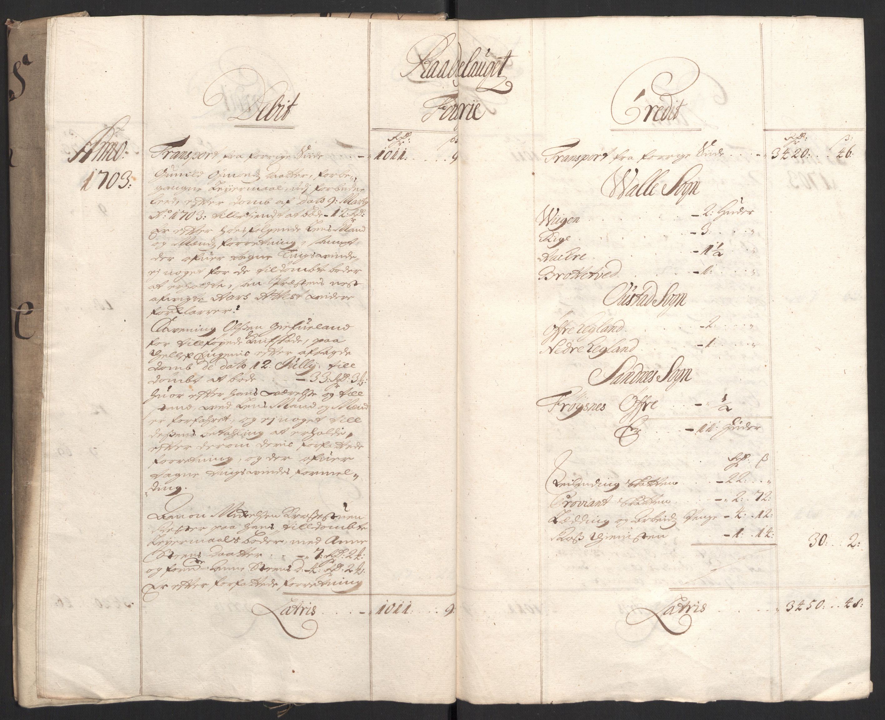 Rentekammeret inntil 1814, Reviderte regnskaper, Fogderegnskap, AV/RA-EA-4092/R40/L2447: Fogderegnskap Råbyggelag, 1703-1705, s. 17