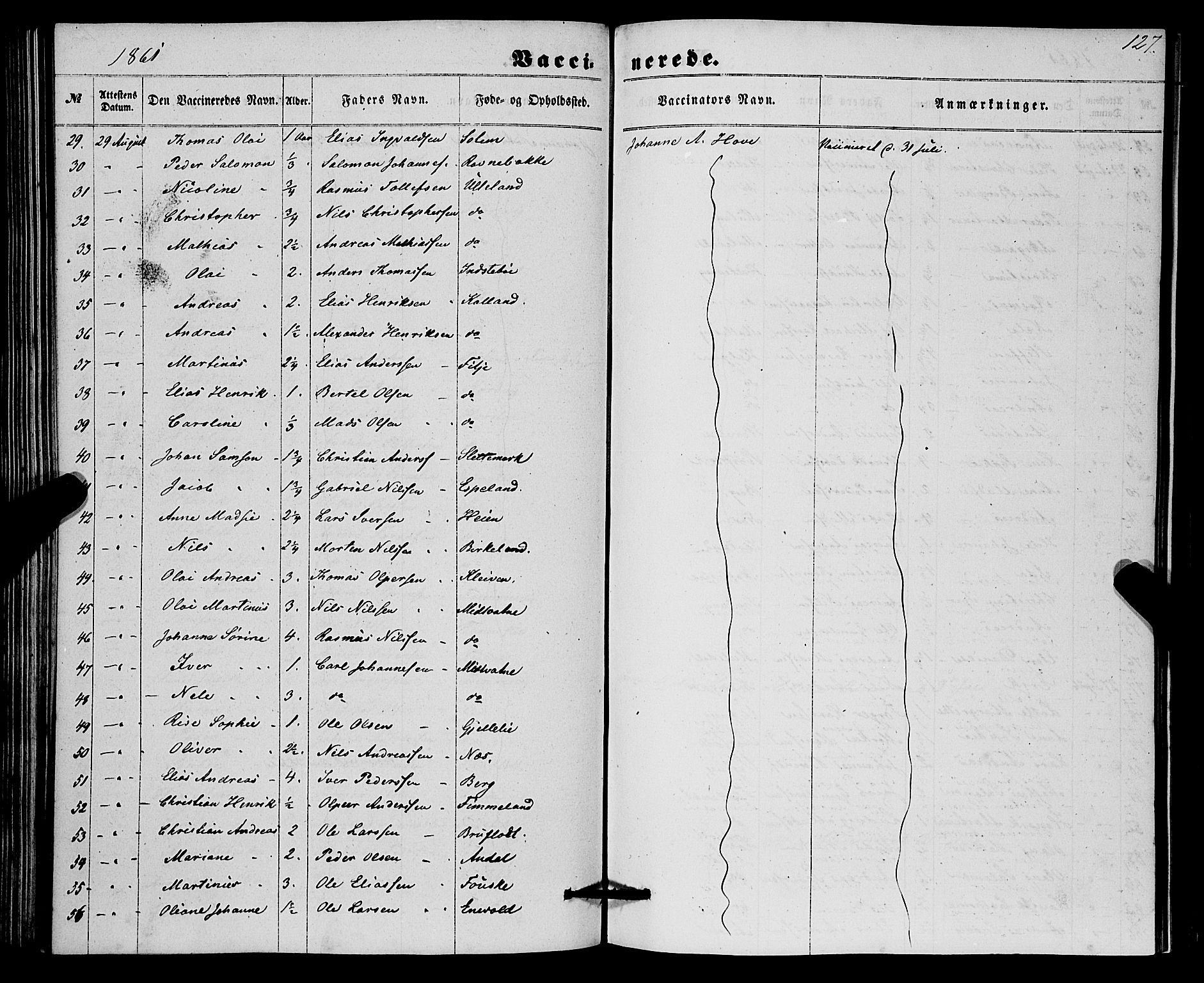 Førde sokneprestembete, AV/SAB-A-79901/H/Haa/Haaa/L0010: Ministerialbok nr. A 10, 1861-1876, s. 127