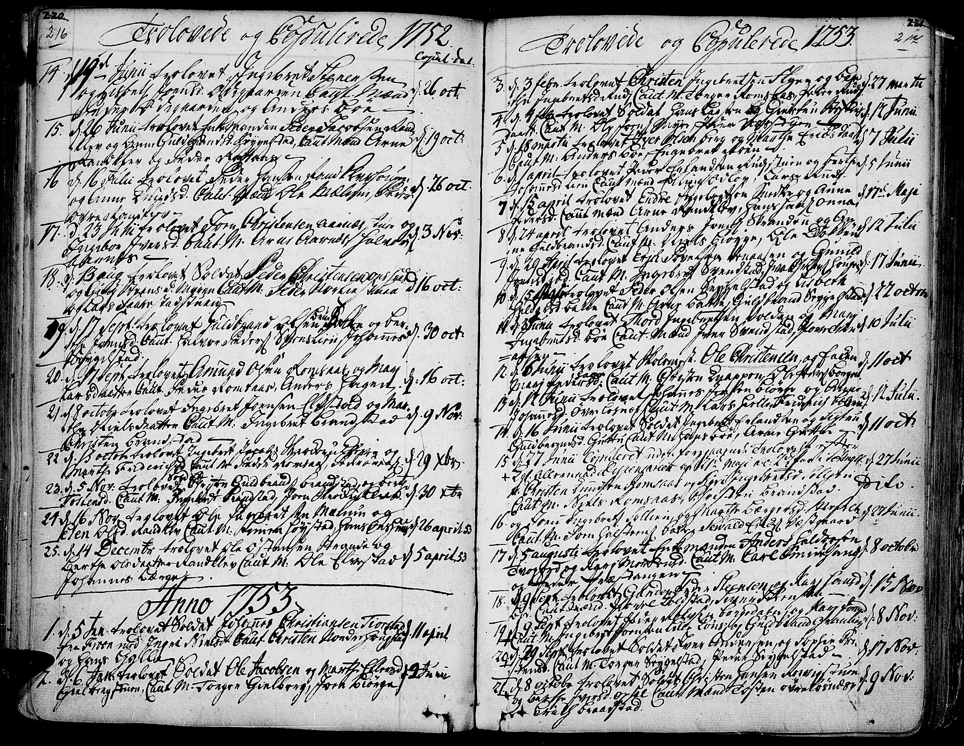 Ringebu prestekontor, AV/SAH-PREST-082/H/Ha/Haa/L0002: Ministerialbok nr. 2, 1734-1780, s. 216-217