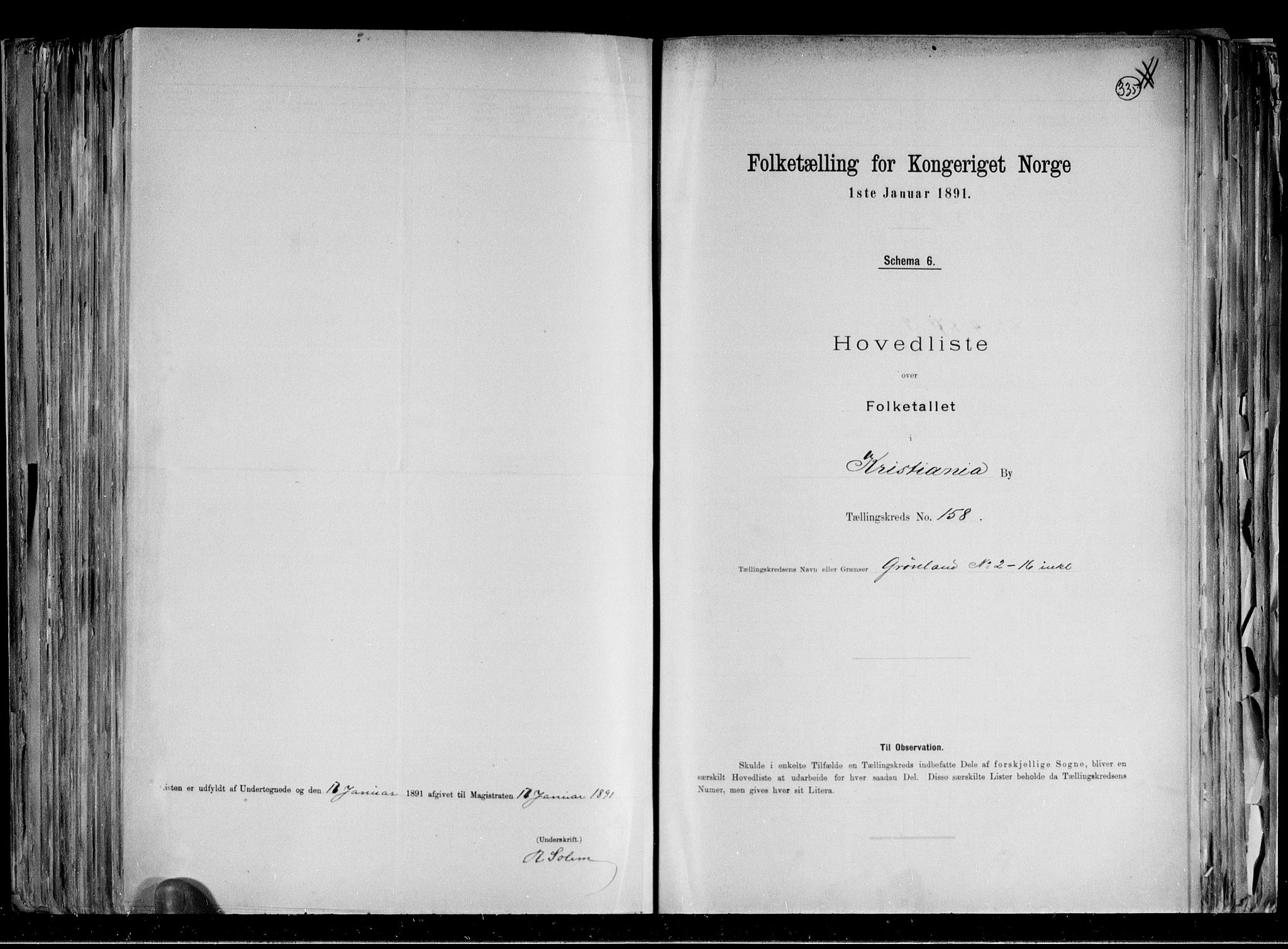 RA, Folketelling 1891 for 0301 Kristiania kjøpstad, 1891, s. 88114