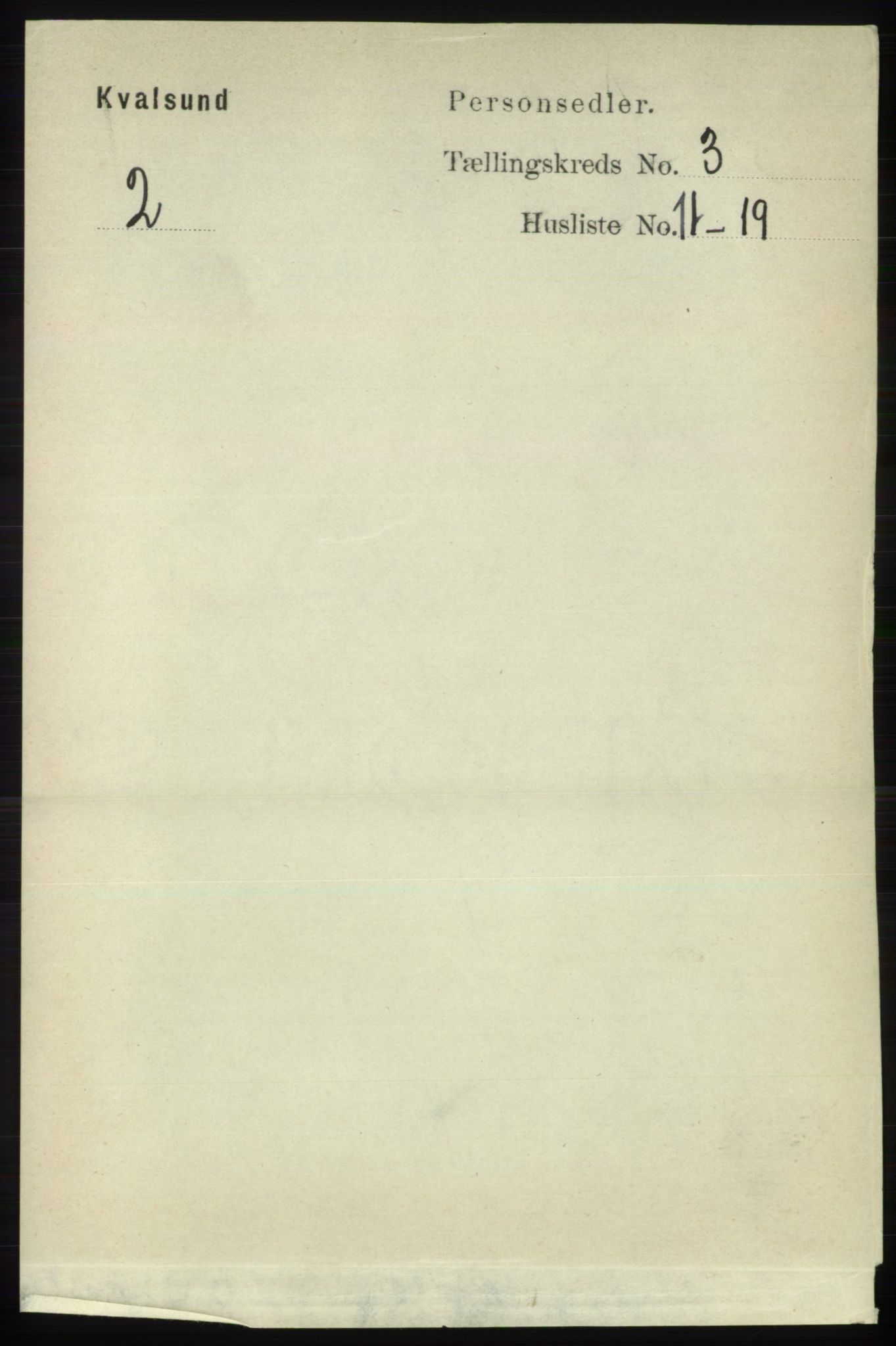 RA, Folketelling 1891 for 2017 Kvalsund herred, 1891, s. 31