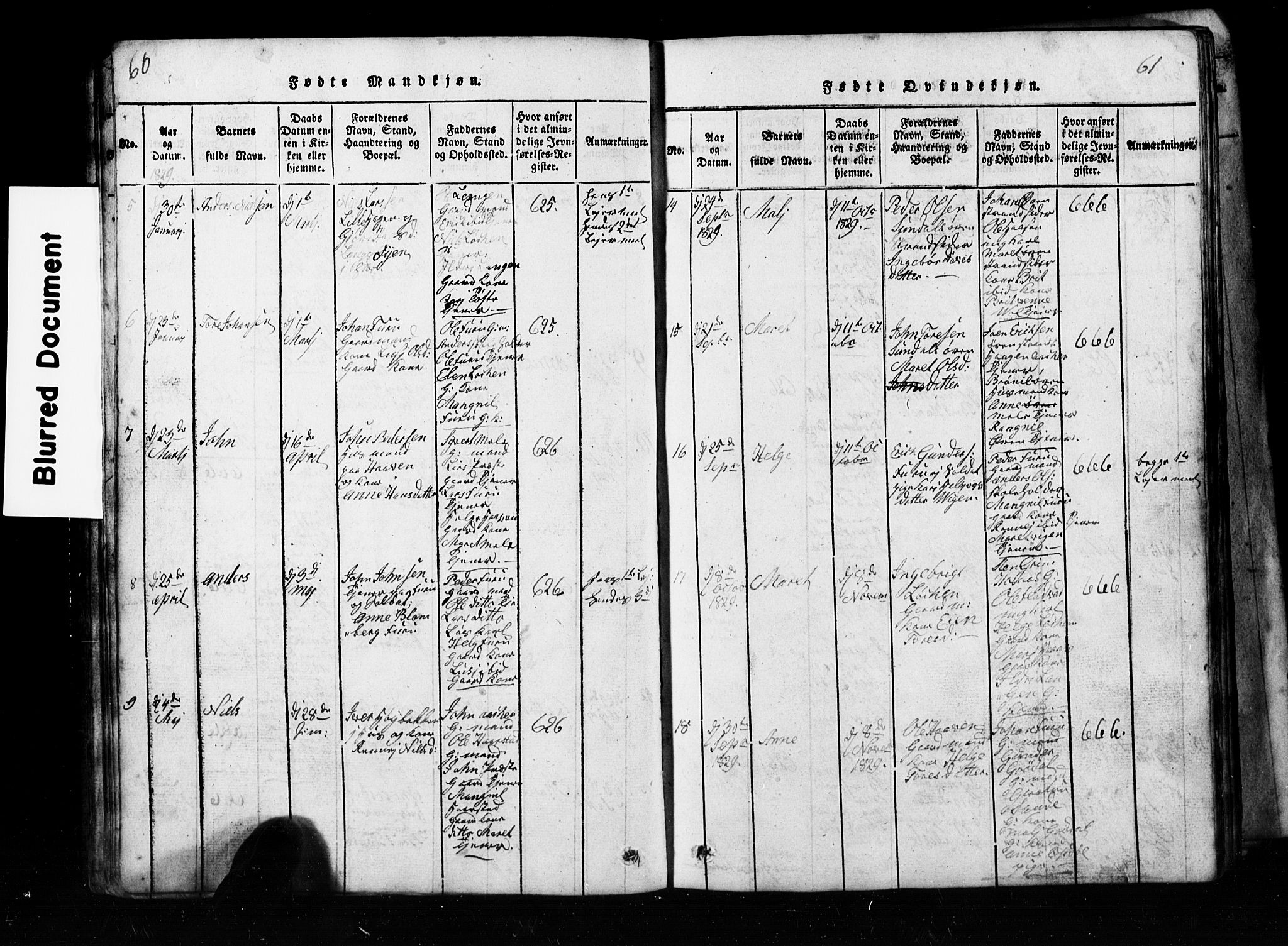 Ministerialprotokoller, klokkerbøker og fødselsregistre - Møre og Romsdal, AV/SAT-A-1454/590/L1016: Klokkerbok nr. 590C01, 1819-1838, s. 60-61