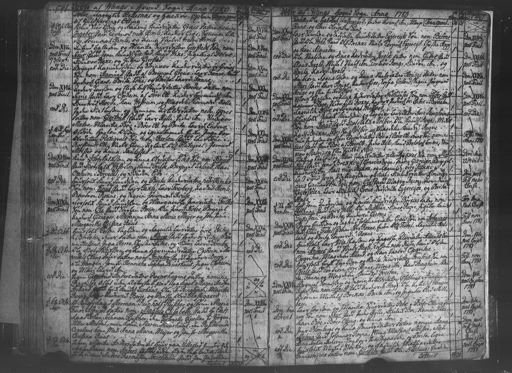 Voss sokneprestembete, SAB/A-79001/H/Haa: Ministerialbok nr. A 8, 1752-1780, s. 548-549
