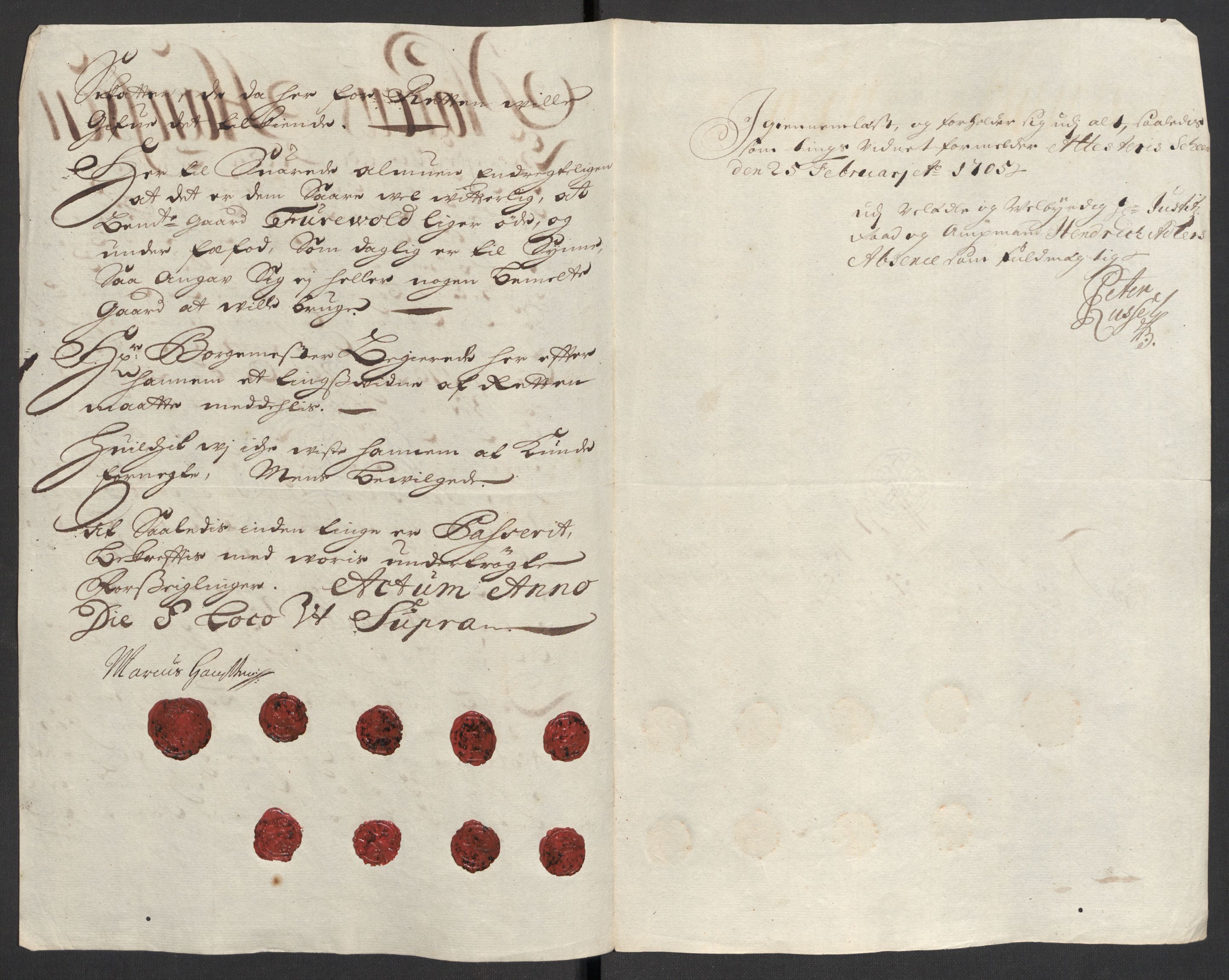 Rentekammeret inntil 1814, Reviderte regnskaper, Fogderegnskap, AV/RA-EA-4092/R36/L2112: Fogderegnskap Øvre og Nedre Telemark og Bamble, 1704, s. 264