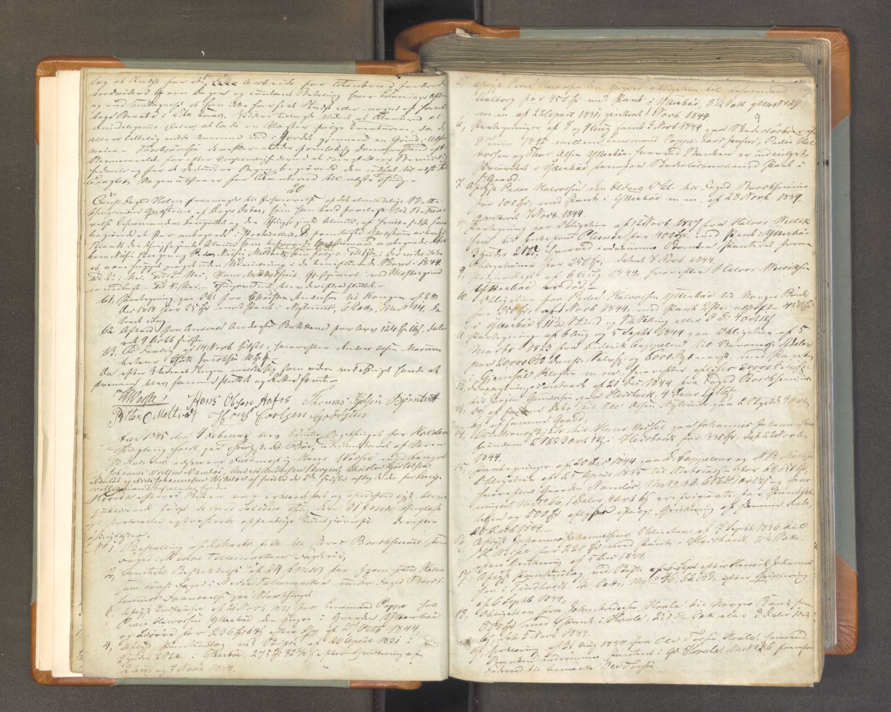 Nedre Telemark sorenskriveri, AV/SAKO-A-135/F/Fa/L0043: Tingbok, 1845-1850, s. 8b-9a