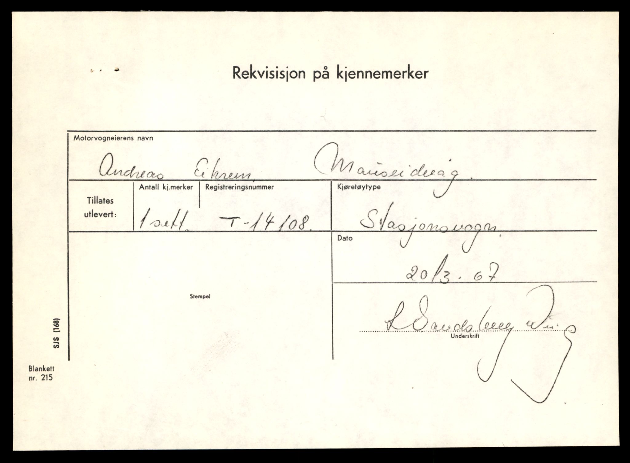 Møre og Romsdal vegkontor - Ålesund trafikkstasjon, AV/SAT-A-4099/F/Fe/L0043: Registreringskort for kjøretøy T 14080 - T 14204, 1927-1998, s. 715