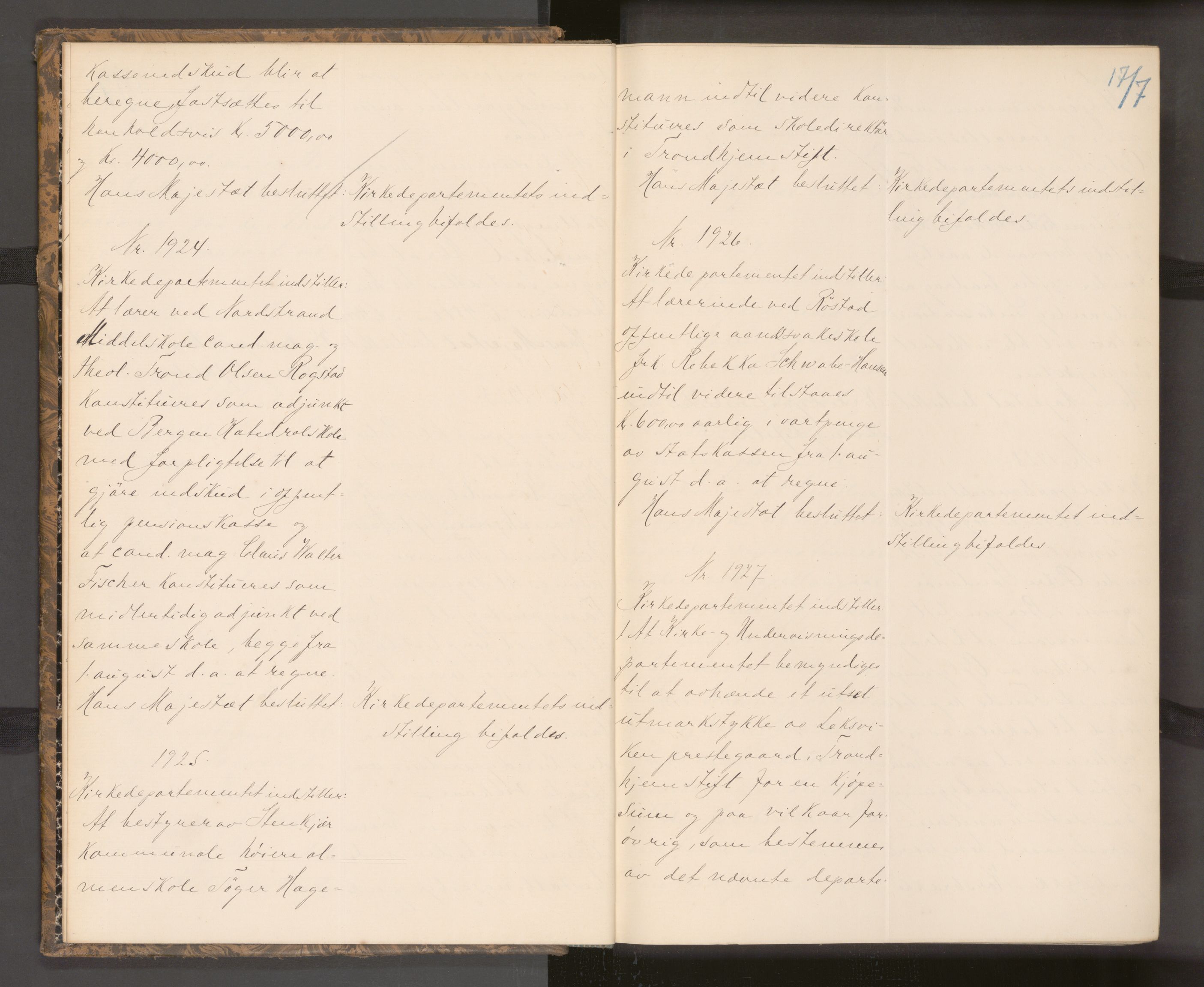 Statsrådssekretariatet, AV/RA-S-1001/A/Ac/L0012: Kgl. res. nr. 1915-2623, 3. kvartal, 1908