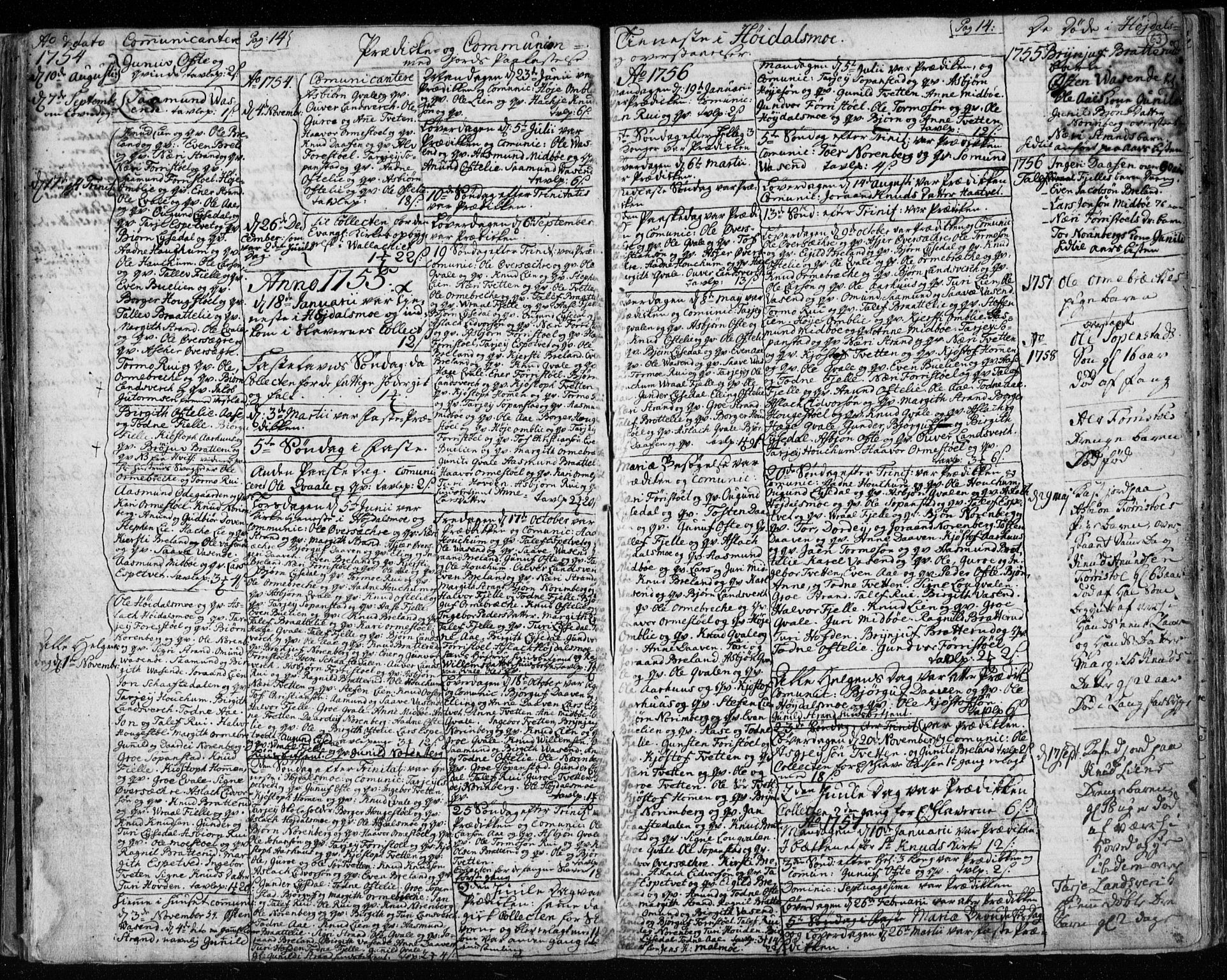 Lårdal kirkebøker, AV/SAKO-A-284/F/Fa/L0003: Ministerialbok nr. I 3, 1754-1790, s. 63