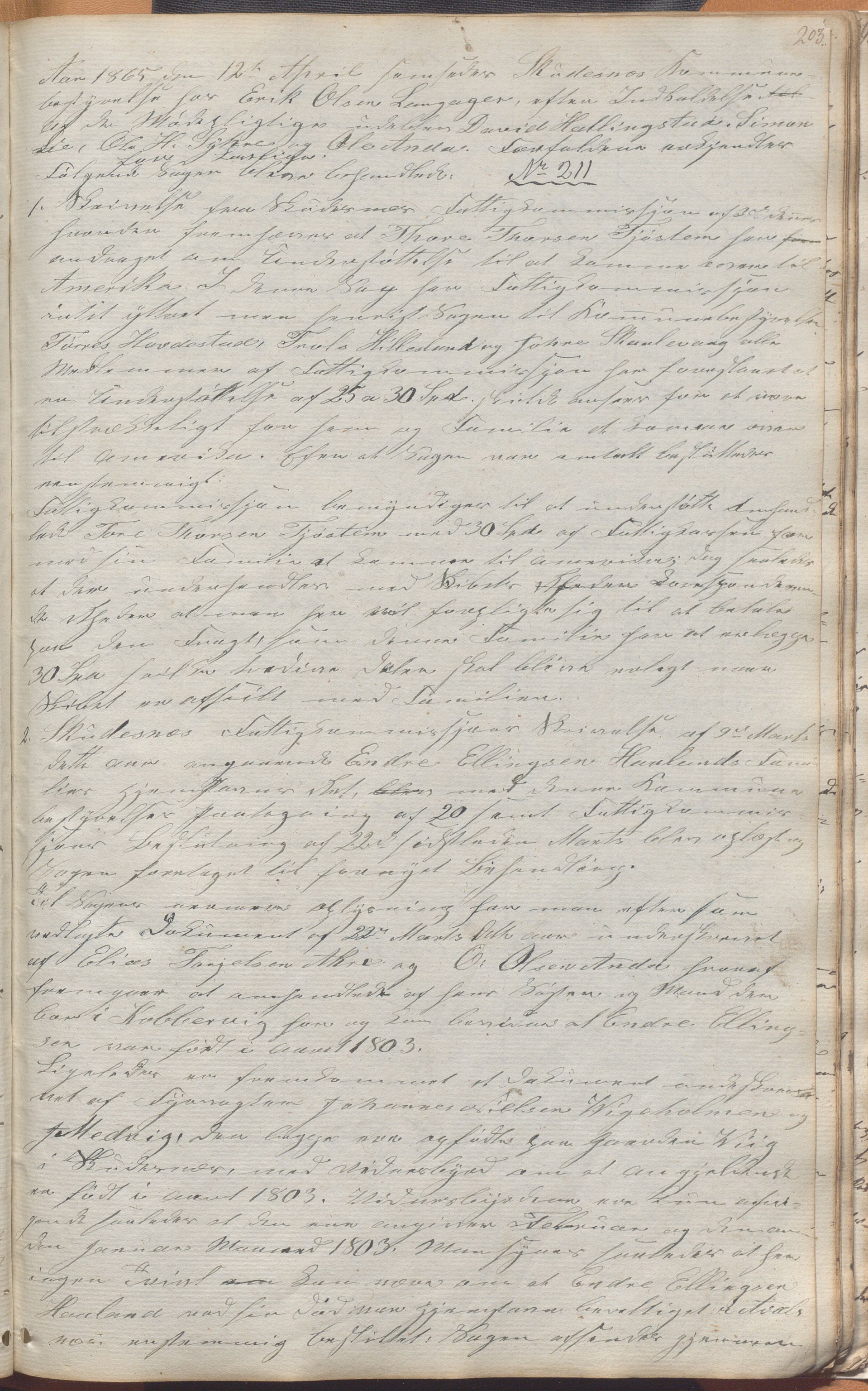 Skudenes kommune - Formannskapet, IKAR/A-294/Aa/L0001: Møtebok, 1837-1868, s. 203a