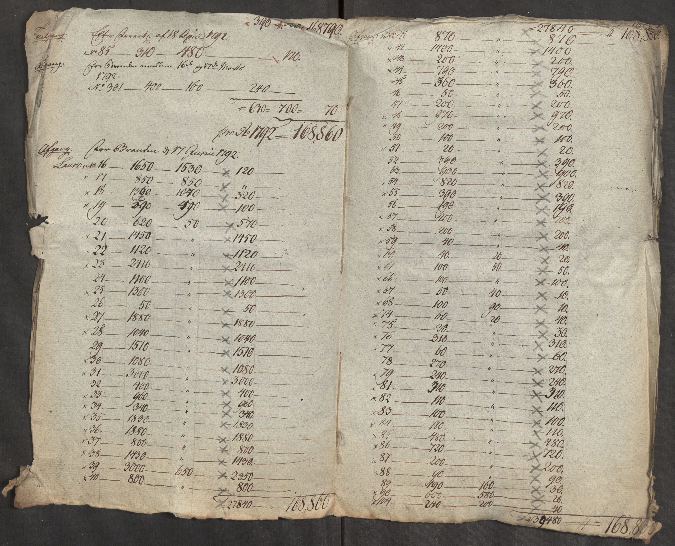 Kommersekollegiet, Brannforsikringskontoret 1767-1814, AV/RA-EA-5458/F/Fa/L0036/0002: Larvik og Sandefjord / Dokumenter, 1787-1797