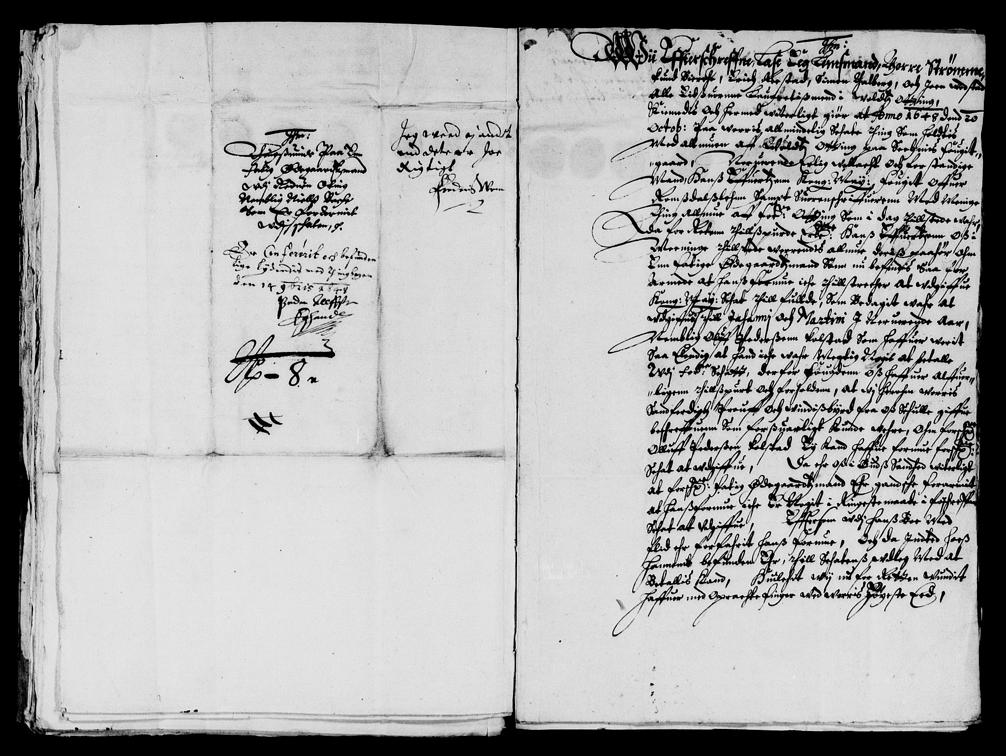 Rentekammeret inntil 1814, Reviderte regnskaper, Lensregnskaper, AV/RA-EA-5023/R/Rb/Rbw/L0093: Trondheim len, 1648