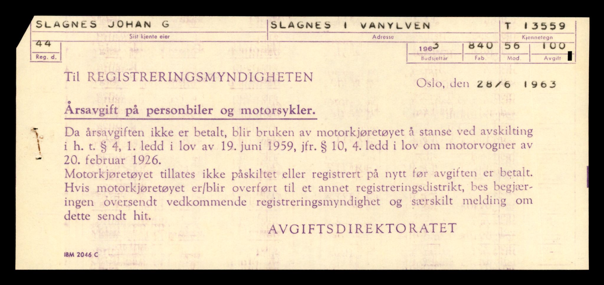 Møre og Romsdal vegkontor - Ålesund trafikkstasjon, AV/SAT-A-4099/F/Fe/L0040: Registreringskort for kjøretøy T 13531 - T 13709, 1927-1998, s. 578