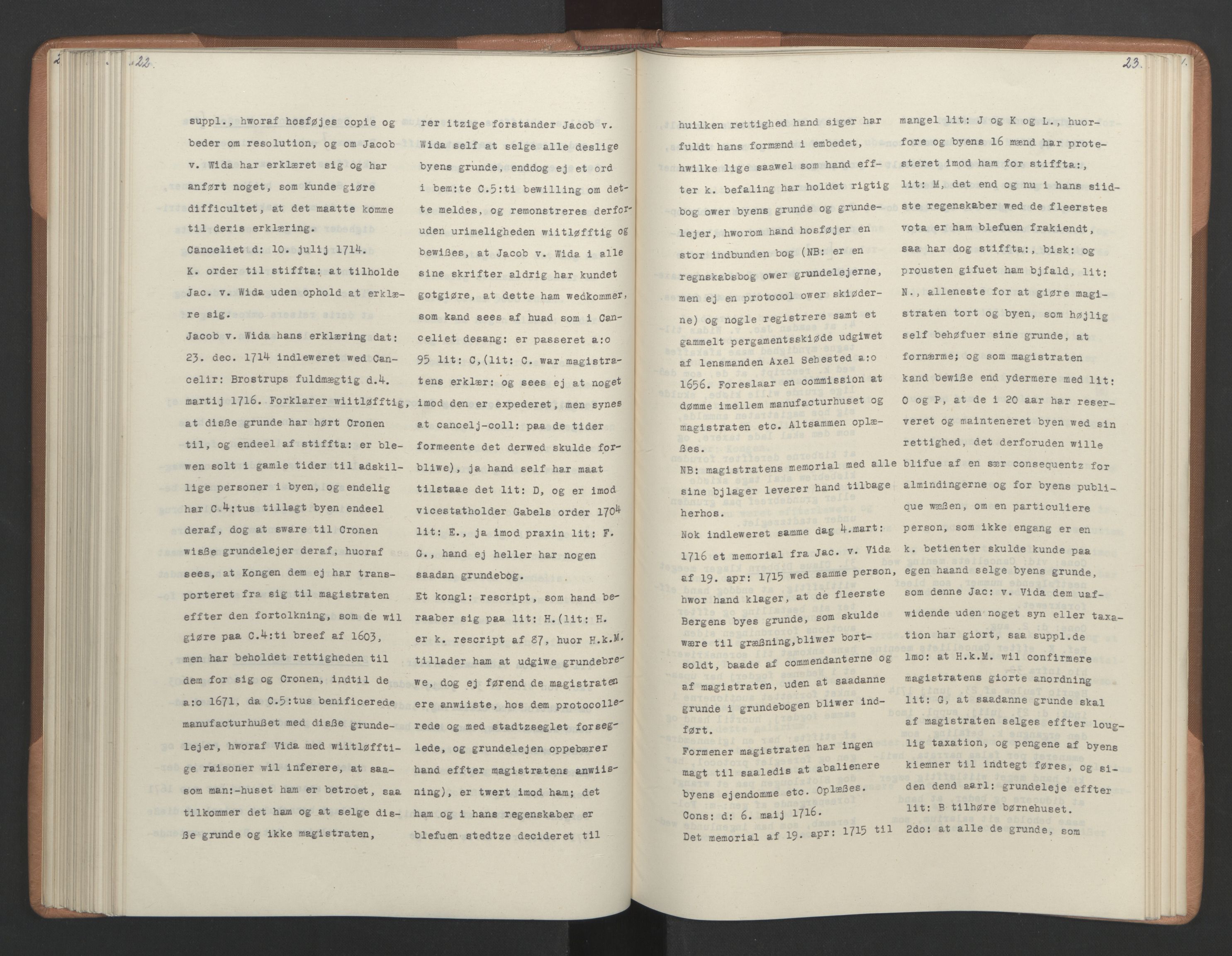Avskriftsamlingen, RA/EA-4022/F/Fa/L0079: Supplikker, 1712-1713, s. 175