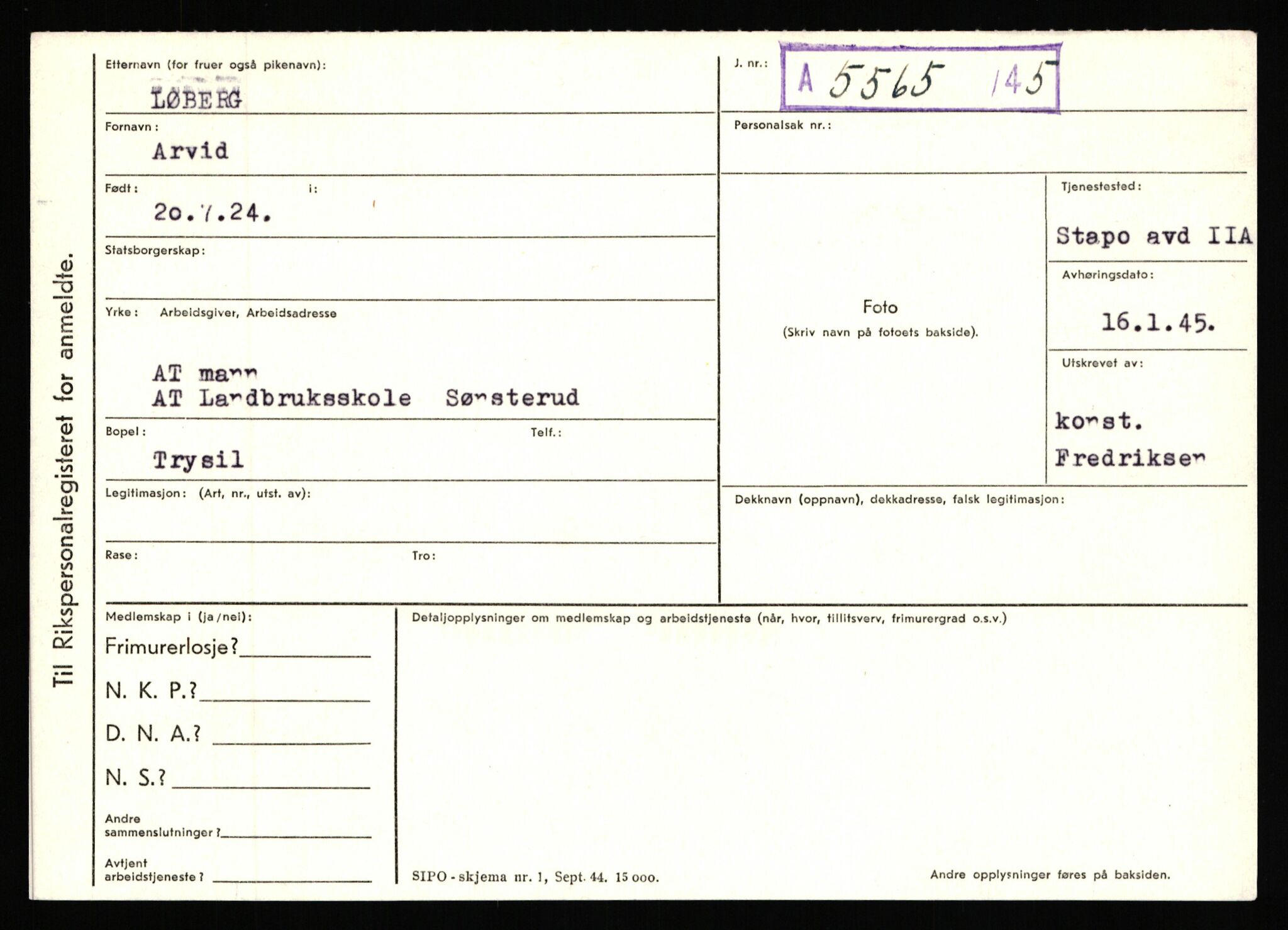 Statspolitiet - Hovedkontoret / Osloavdelingen, AV/RA-S-1329/C/Ca/L0010: Lind - Moksnes, 1943-1945, s. 1800