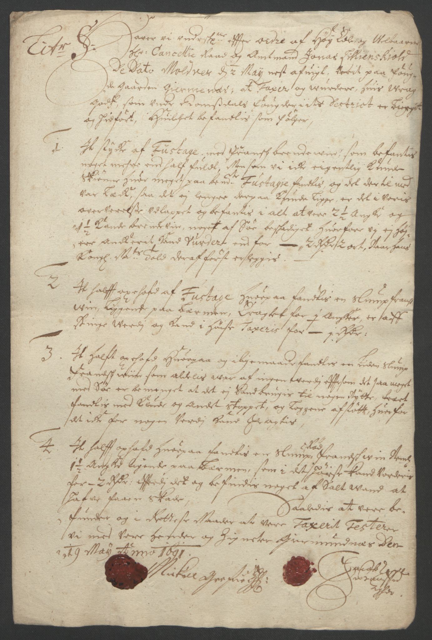 Rentekammeret inntil 1814, Reviderte regnskaper, Fogderegnskap, AV/RA-EA-4092/R55/L3650: Fogderegnskap Romsdal, 1692, s. 174