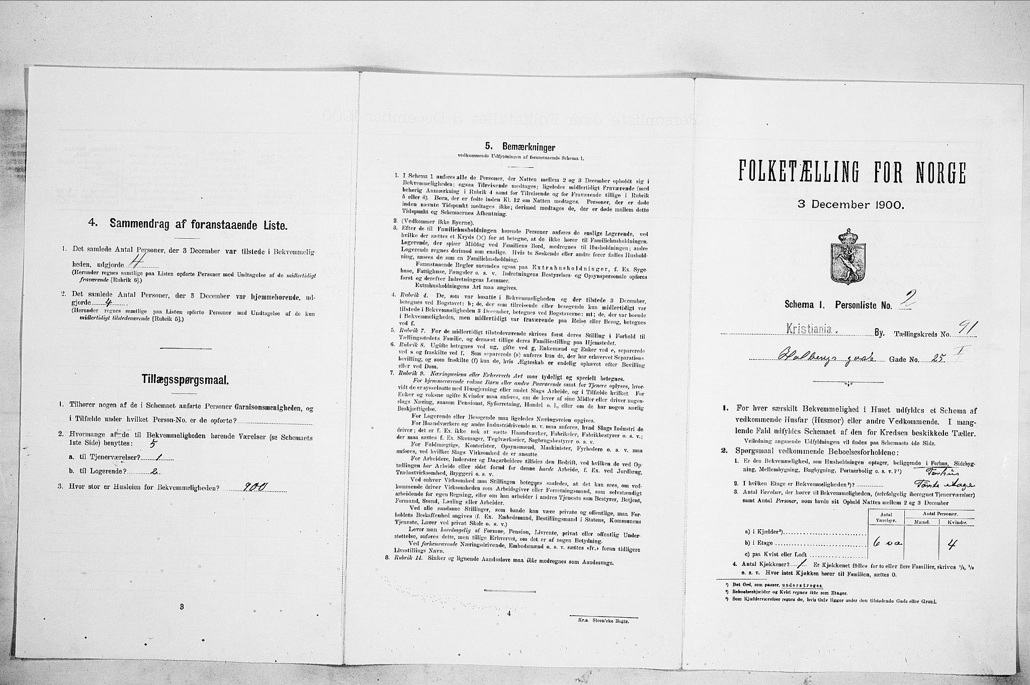 SAO, Folketelling 1900 for 0301 Kristiania kjøpstad, 1900, s. 38208